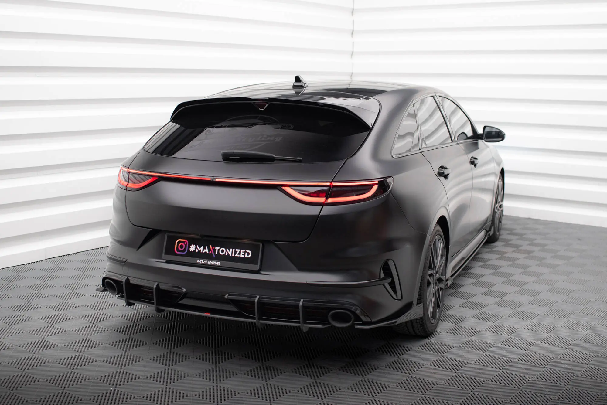 Diffuser Kia Proceed GT facelift 2021 - > | Street Pro Black Edition – bilde 3