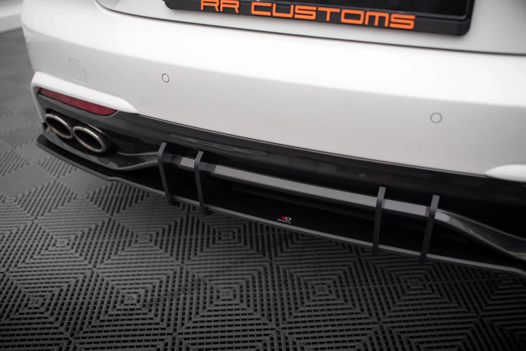 Diffuser Kia Stinger GT-Line 2017 - 2023 | Street Pro Black Edition – bilde 3