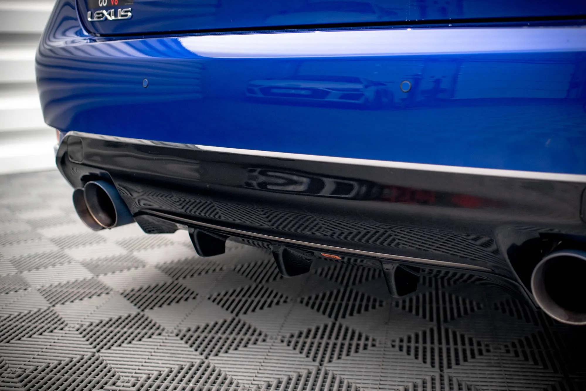 Diffuser Lexus GS F Mk4 Facelift 2015 - 2020 | Glossy Black Edition – bilde 4