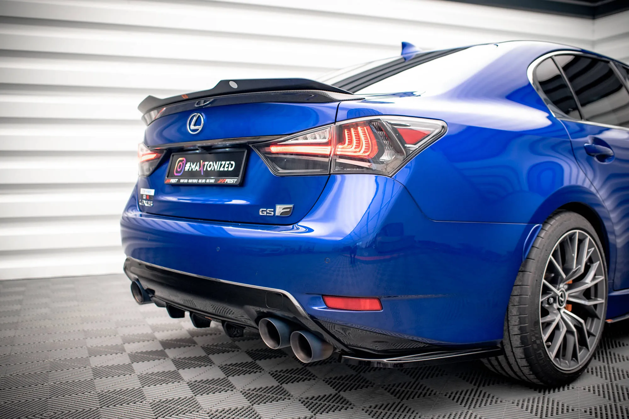 Diffuser Lexus GS F Mk4 Facelift 2015 - 2020 | Glossy Black Edition – bilde 6