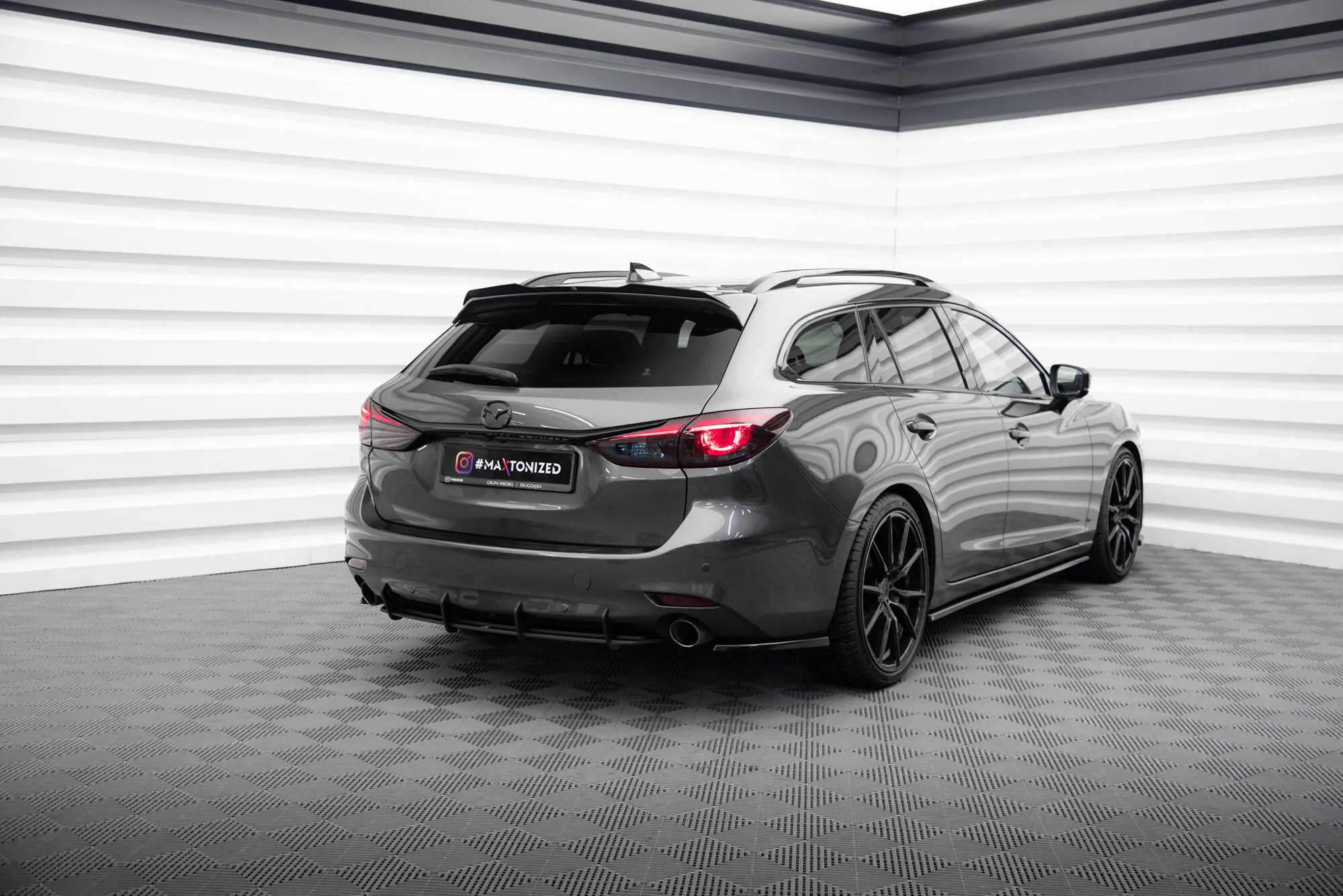 Diffuser Mazda 6 (III Facelift) 2018 - 2024 | Street Pro Black Edition