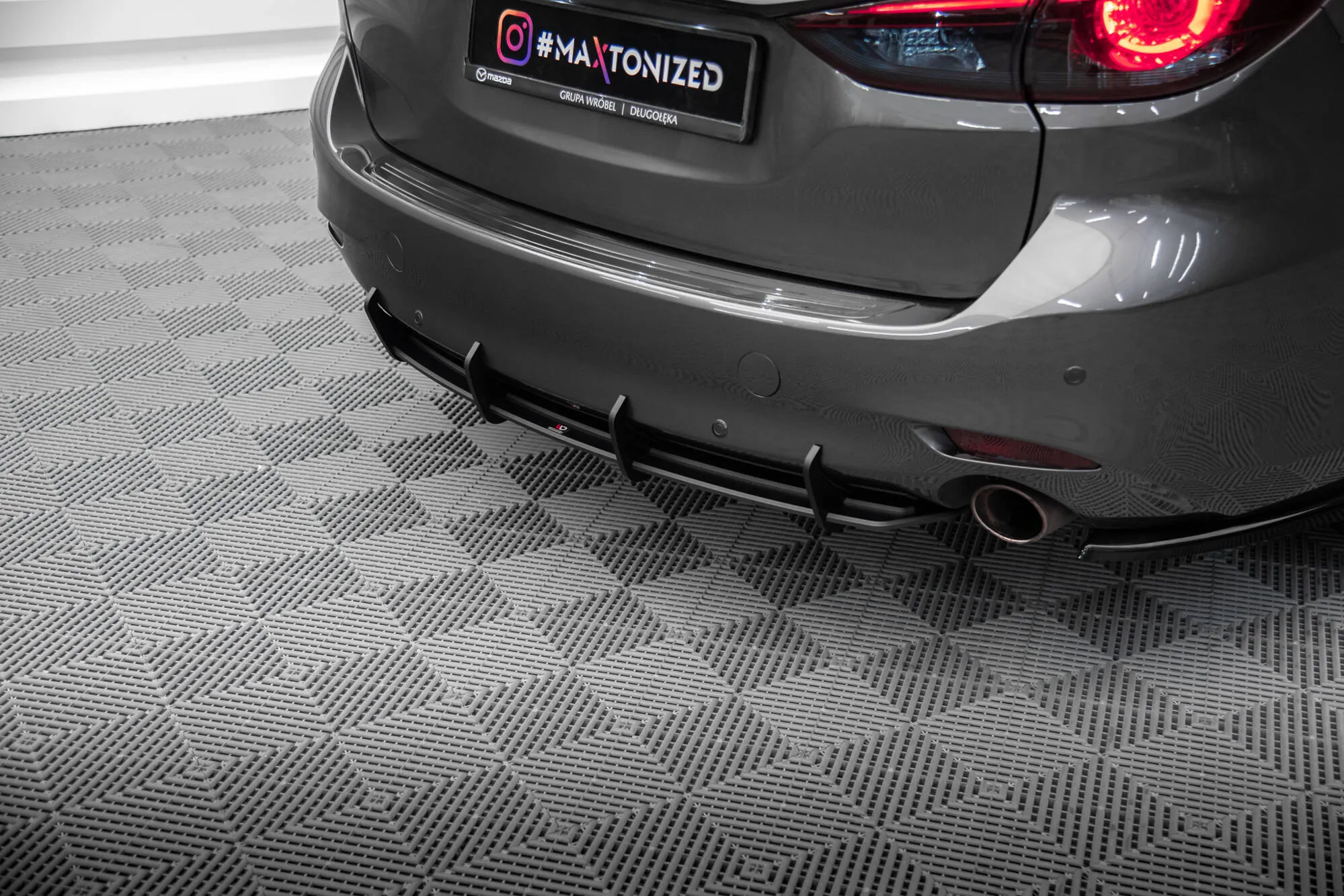 Diffuser Mazda 6 (III Facelift) 2018 - 2024 | Street Pro Black Edition – bilde 2