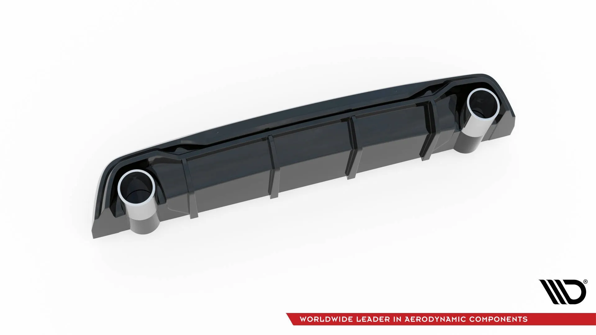 Diffuser med imiterte eksosrør med Milltek eksos Peugeot 308 II GT Facelift 2017-2021 | Glossy Black Edition – bilde 5