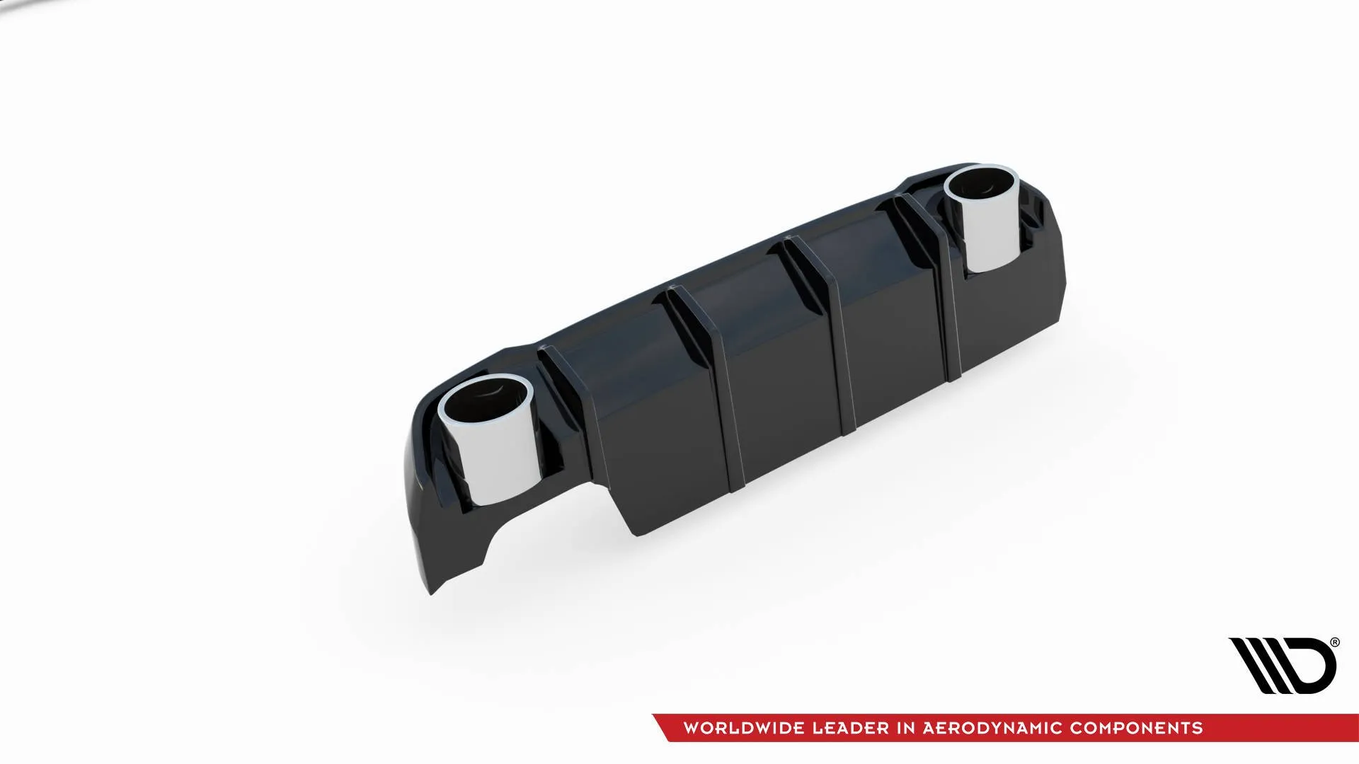 Diffuser med imiterte eksosrør med Milltek eksos Peugeot 308 II SW Facelift 2017 - 2021 | Glossy Black Edition – bilde 5