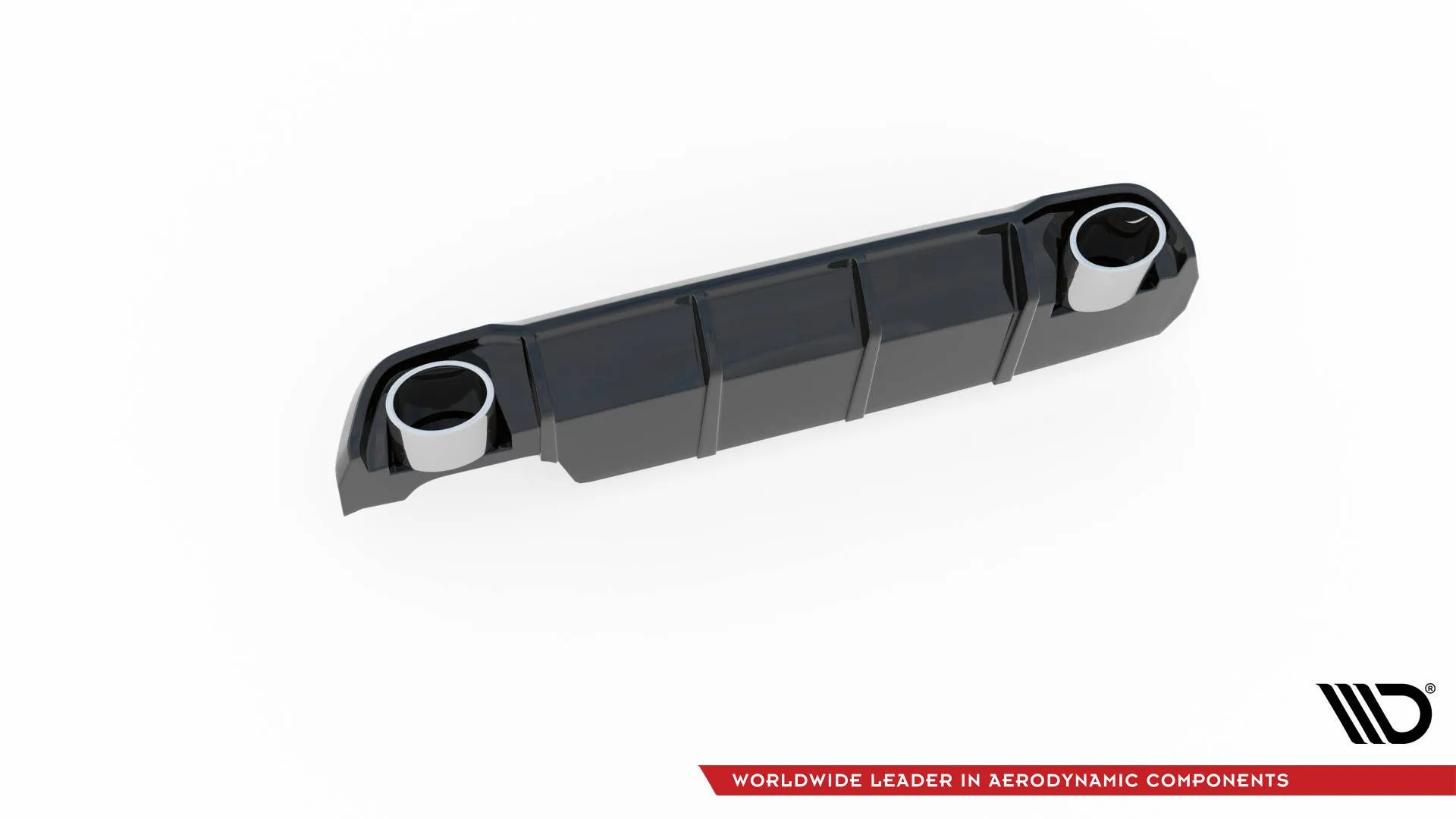 Diffuser med imiterte eksosrør med Milltek eksos Peugeot 308 II SW Facelift 2017 - 2021 | Glossy Black Edition – bilde 6