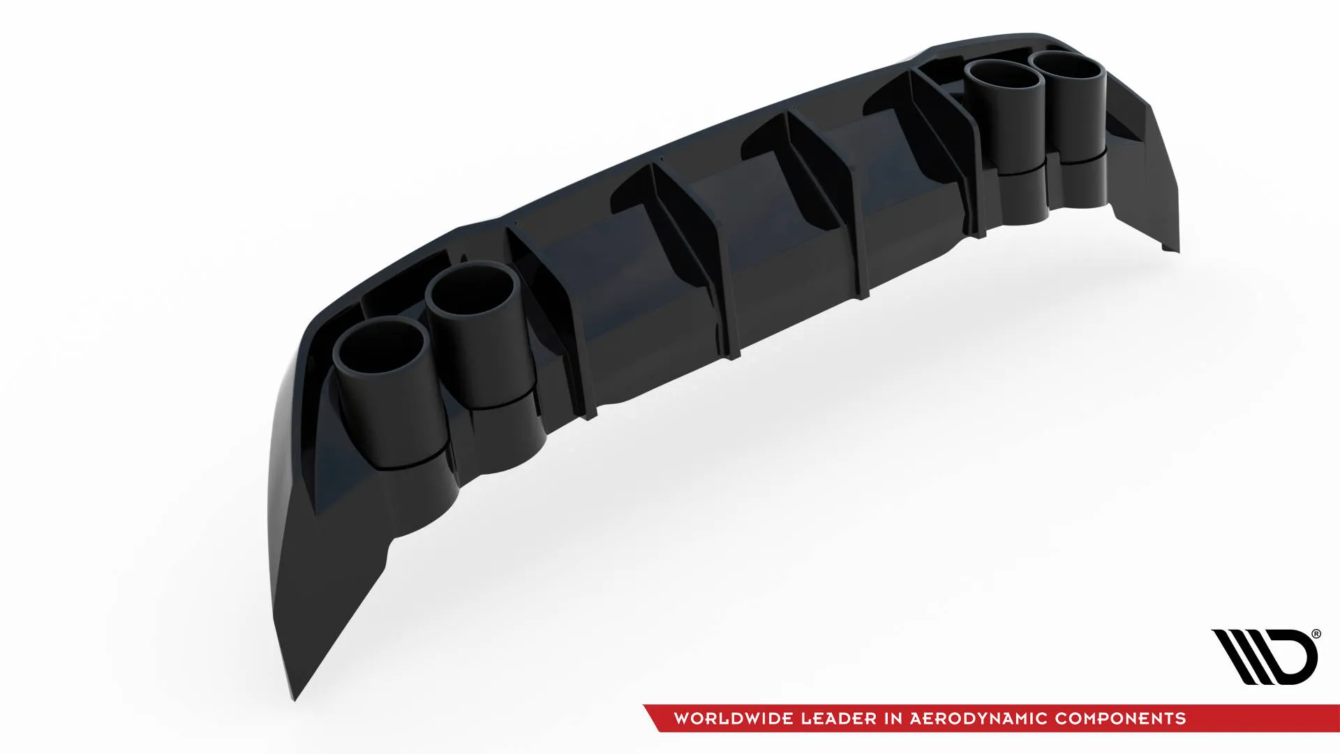 Diffuser med imiterte eksosrør med Milltek eksos Seat Leon IV FR 2020-> | Glossy Black Edition – bilde 6