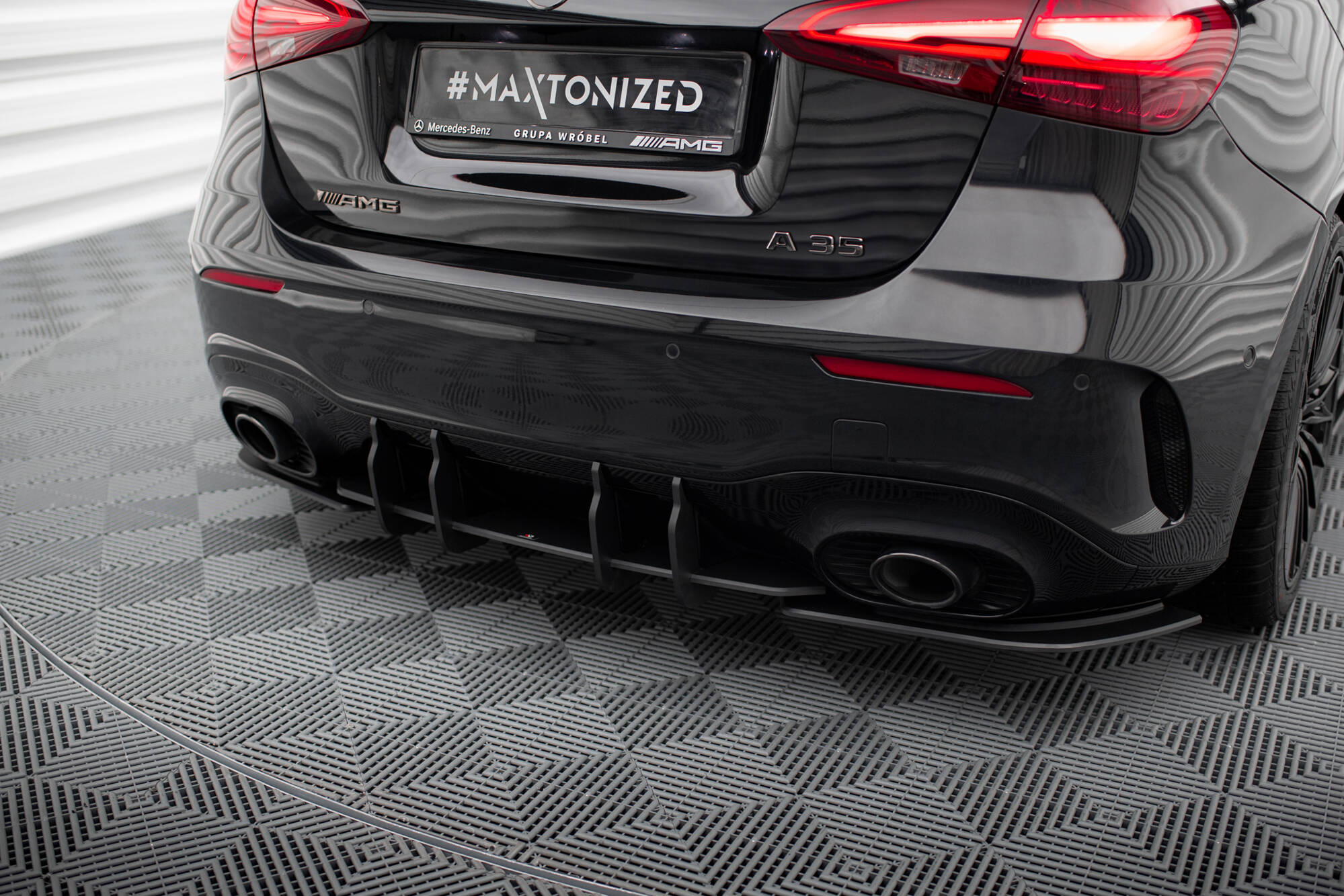 Diffuser Mercedes-AMG A35 (W177) facelift 2023 - > | Street Pro Black Edition – bilde 4