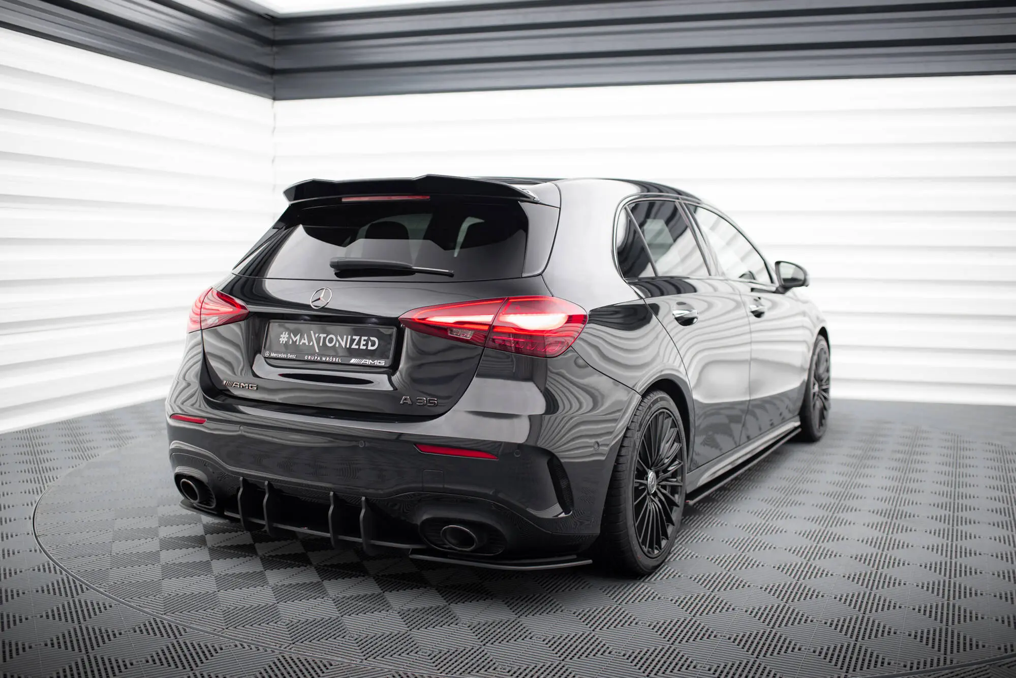 Diffuser Mercedes-AMG A35 (W177) facelift 2023 - > | Street Pro Black Edition – bilde 5