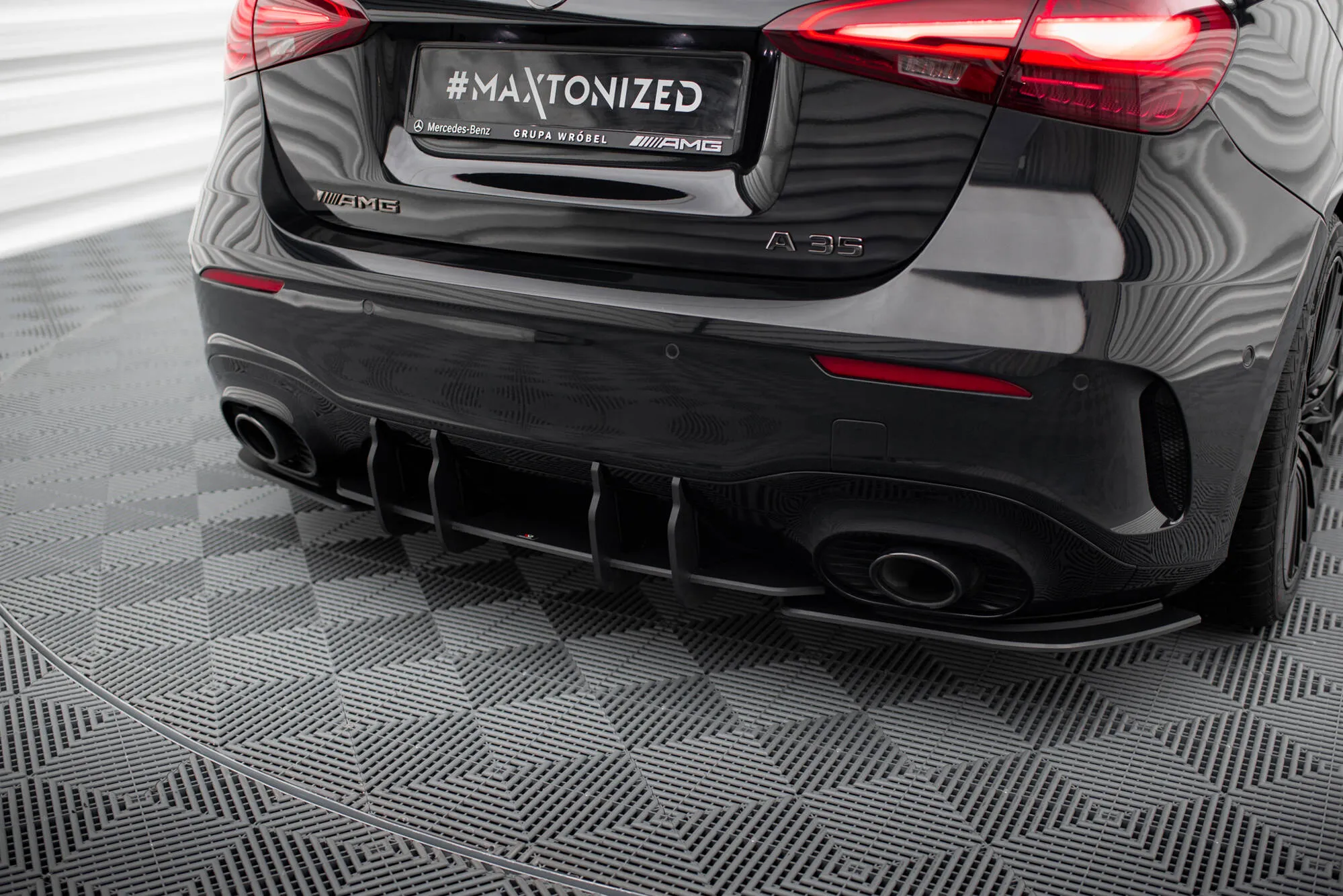 Diffuser Mercedes-AMG A35 (W177) facelift 2023 - > | Street Pro Black Edition