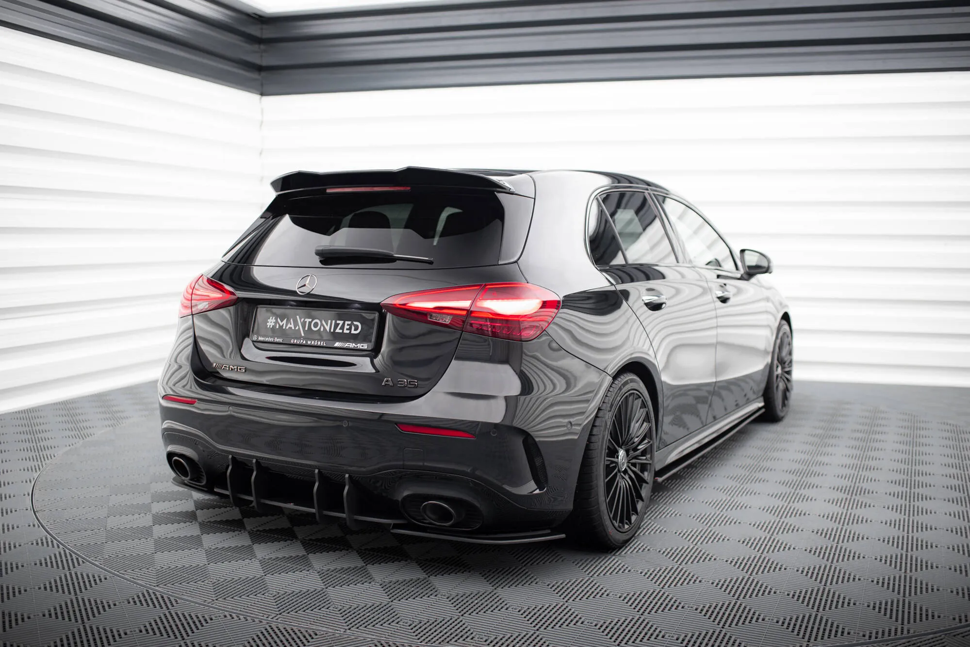 Diffuser Mercedes-AMG A35 (W177) facelift 2023 - > | Street Pro Black Edition – bilde 3