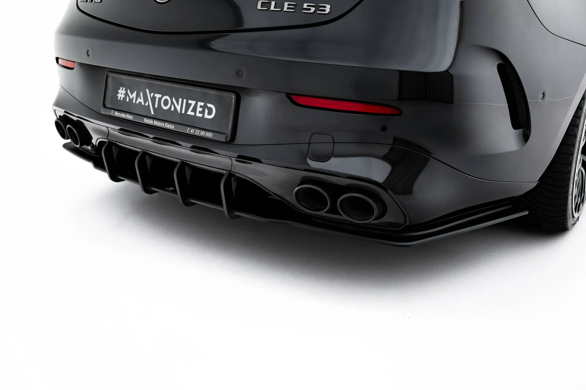 Diffuser Mercedes-AMG Cle 53 (C236) 2023 -> | Street Pro Black Edition – bilde 3