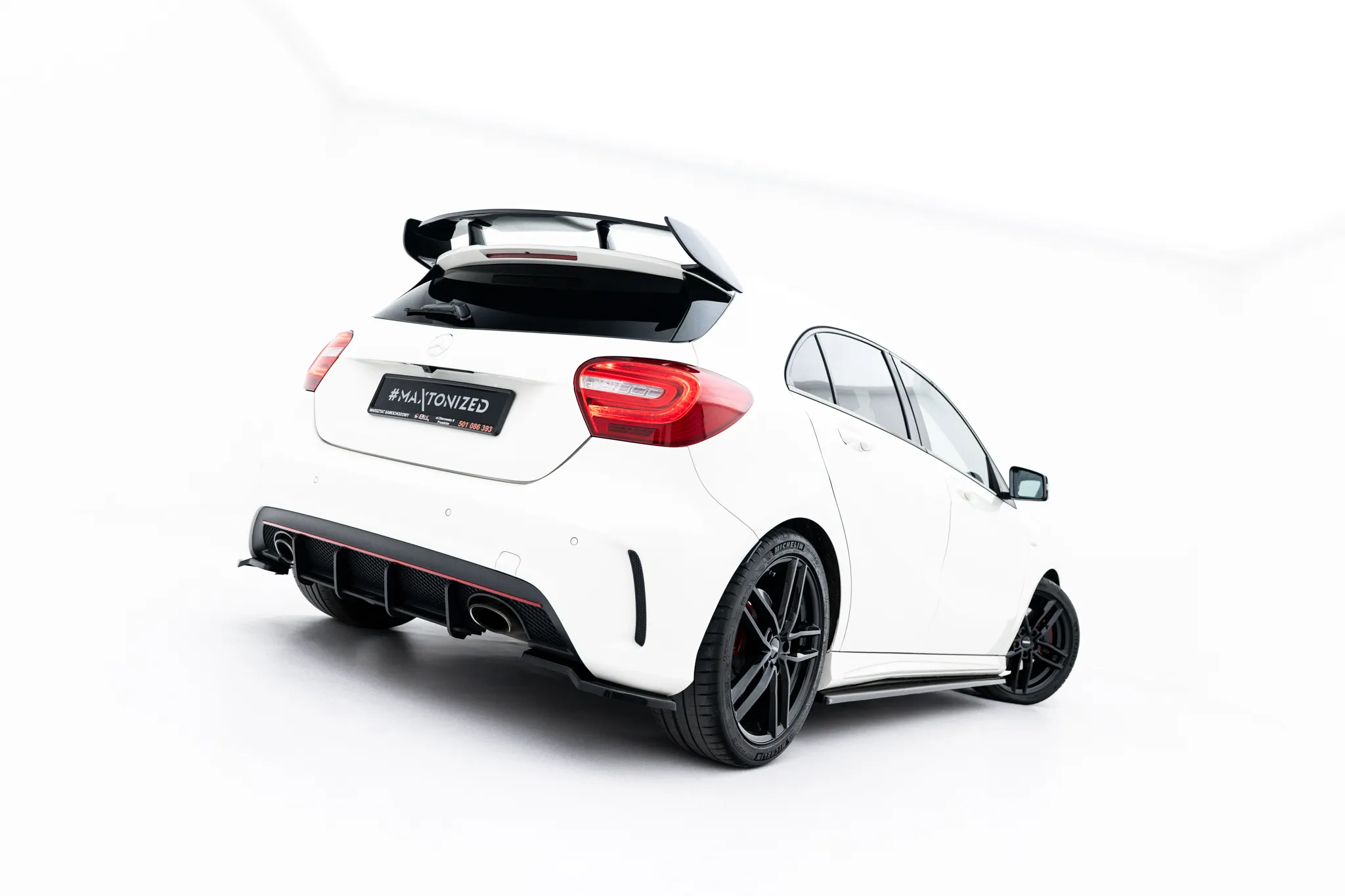 Diffuser Mercedes-Benz A-Klasse (W176) 2012 - 2015 | Street Pro Black Edition – bilde 3