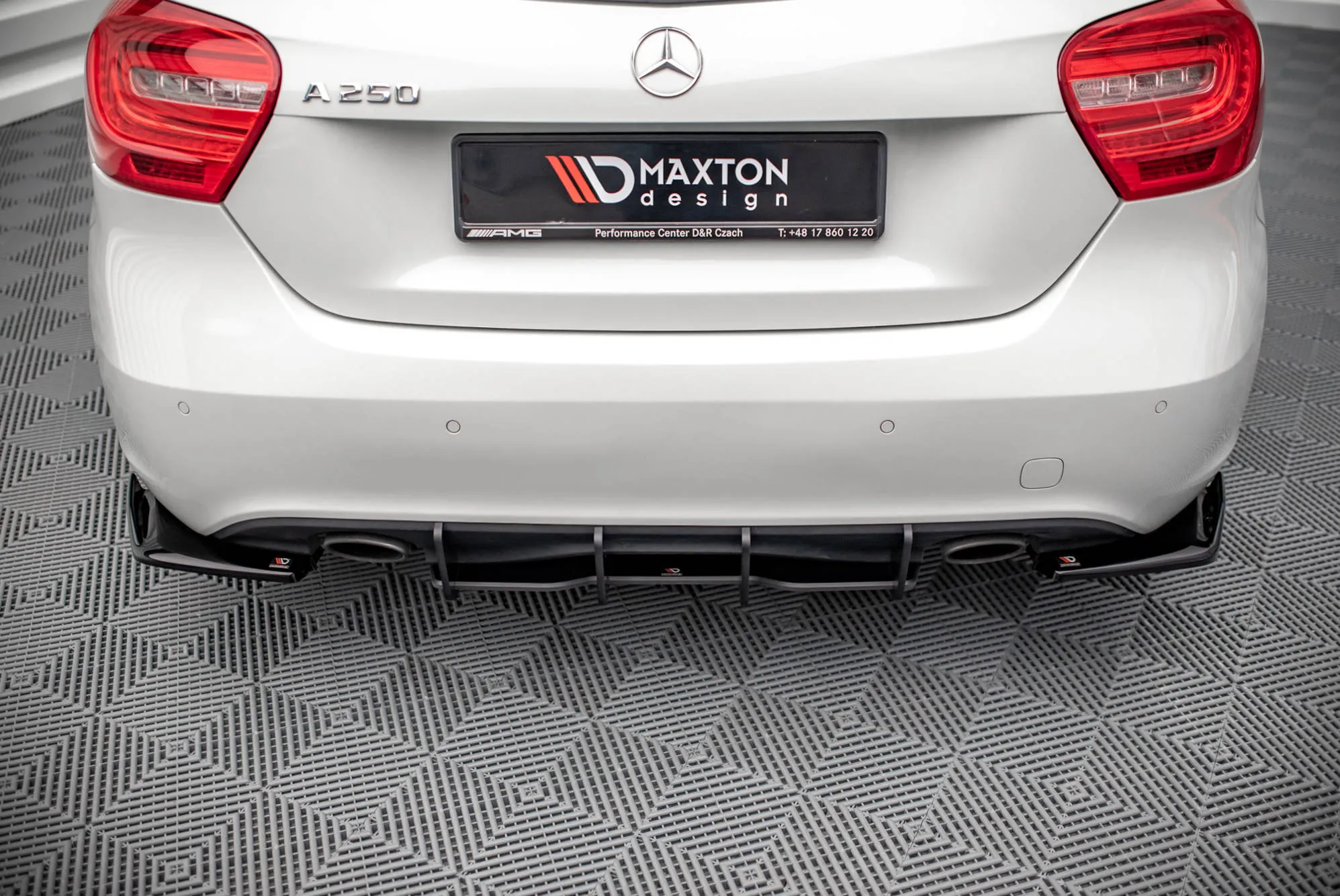 Diffuser Mercedes-Benz A-Klasse (W176) 2012 - 2015 | Street Pro Black Edition