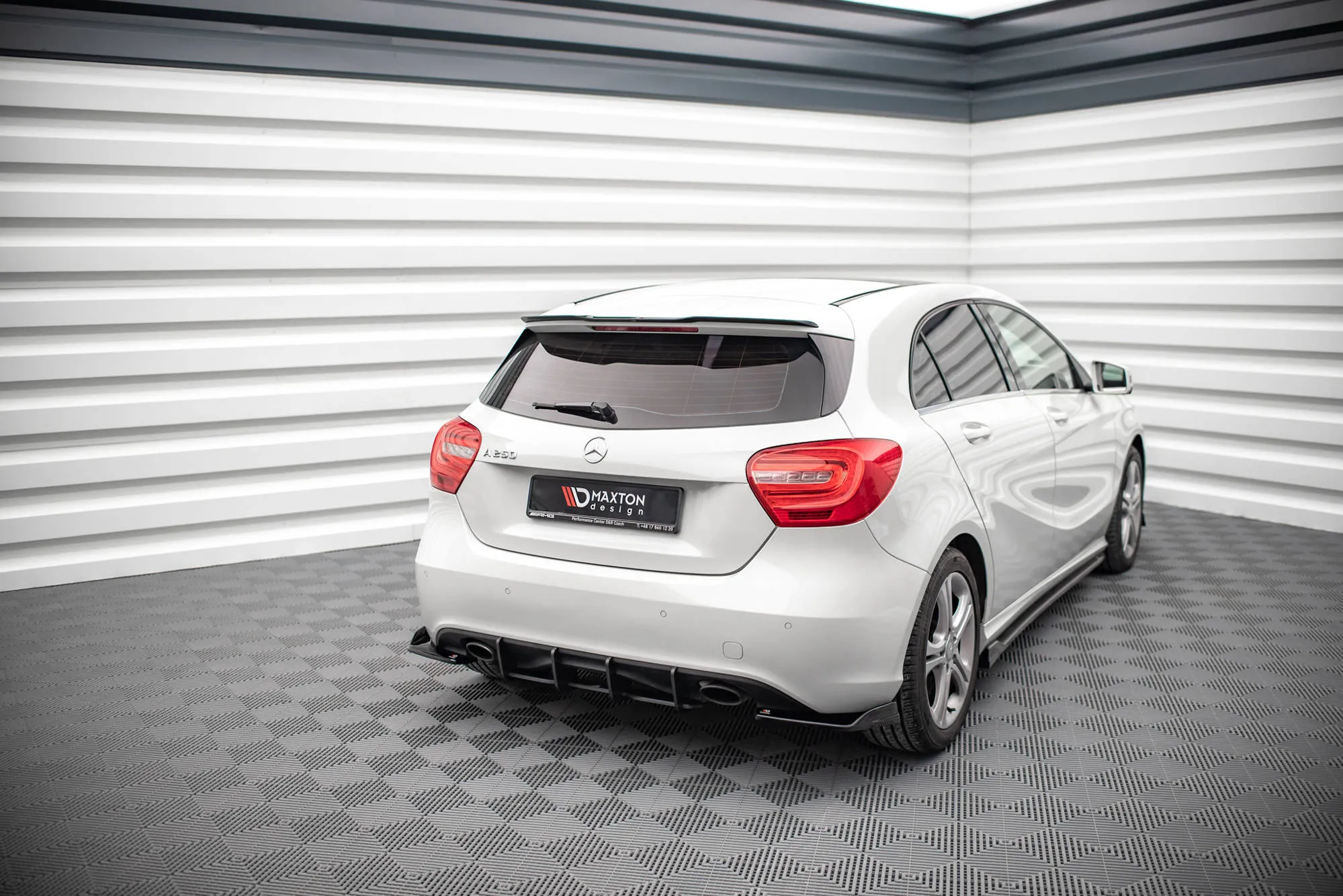 Diffuser Mercedes-Benz A-Klasse (W176) 2012 - 2015 | Street Pro Black Edition – bilde 2
