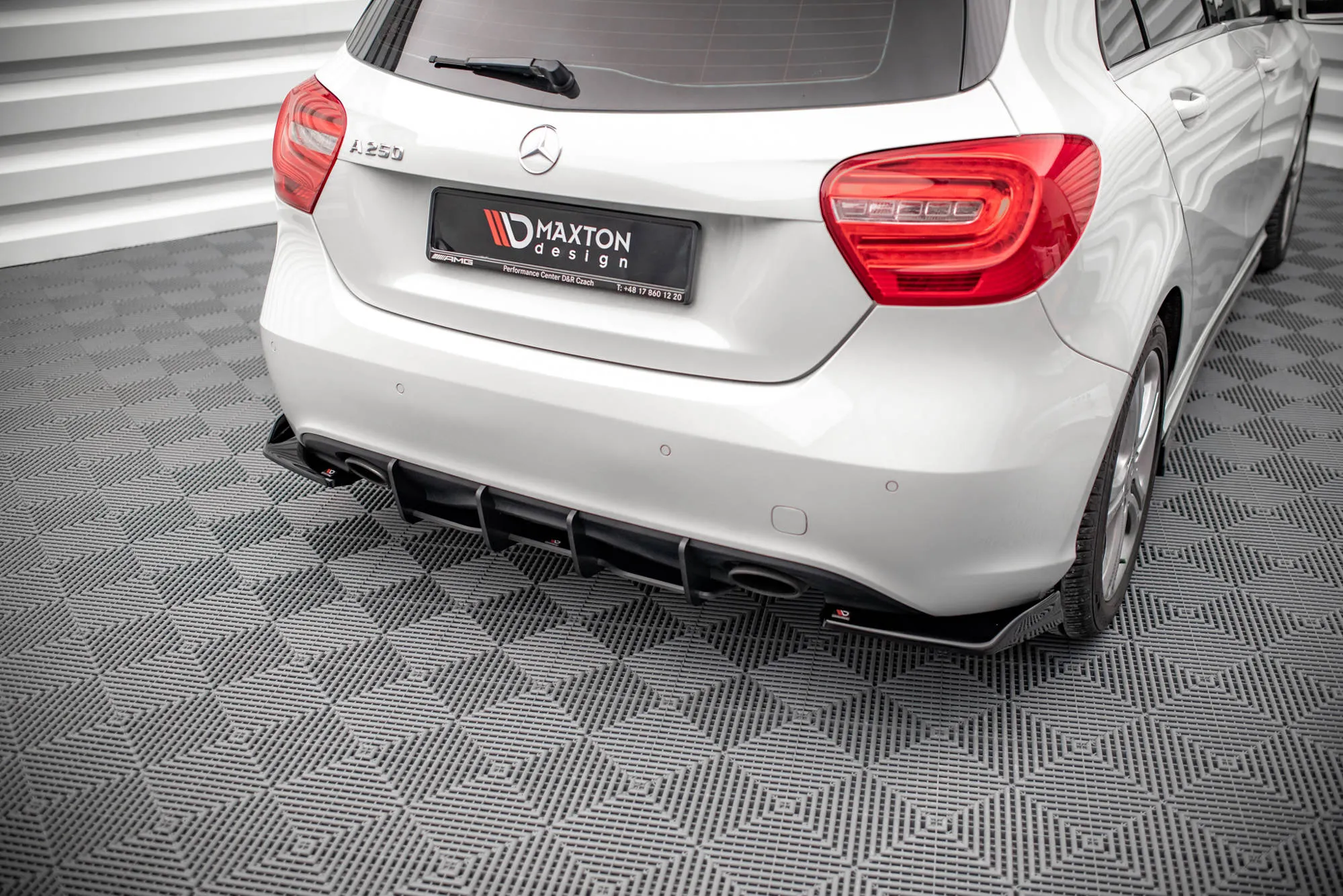 Diffuser Mercedes-Benz A-Klasse (W176) 2012 - 2015 | Street Pro Black Edition – bilde 3