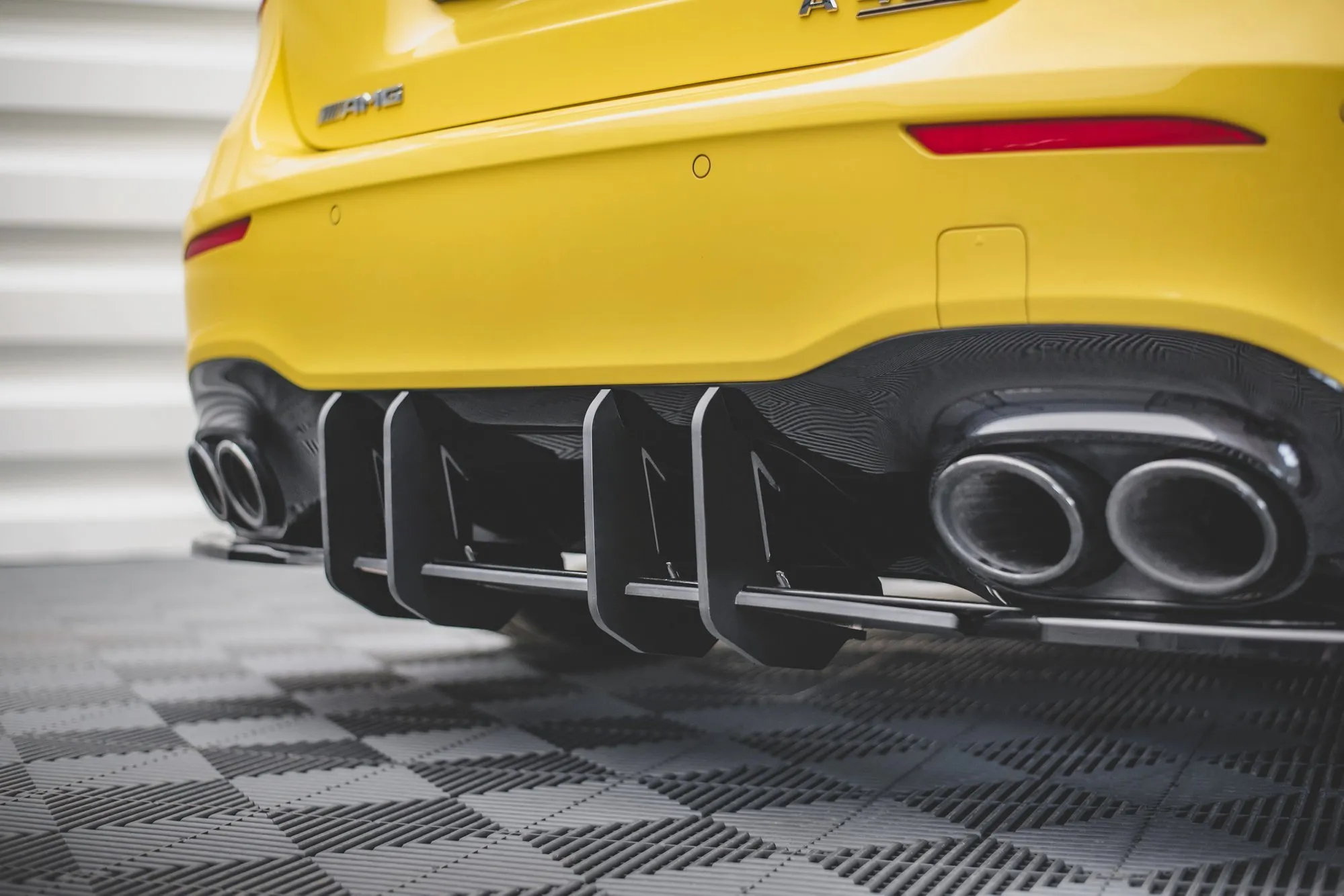 Diffuser Mercedes-Benz A-Klasse (W177) 2018 - 2023 | Street Pro Black Edition – bilde 2