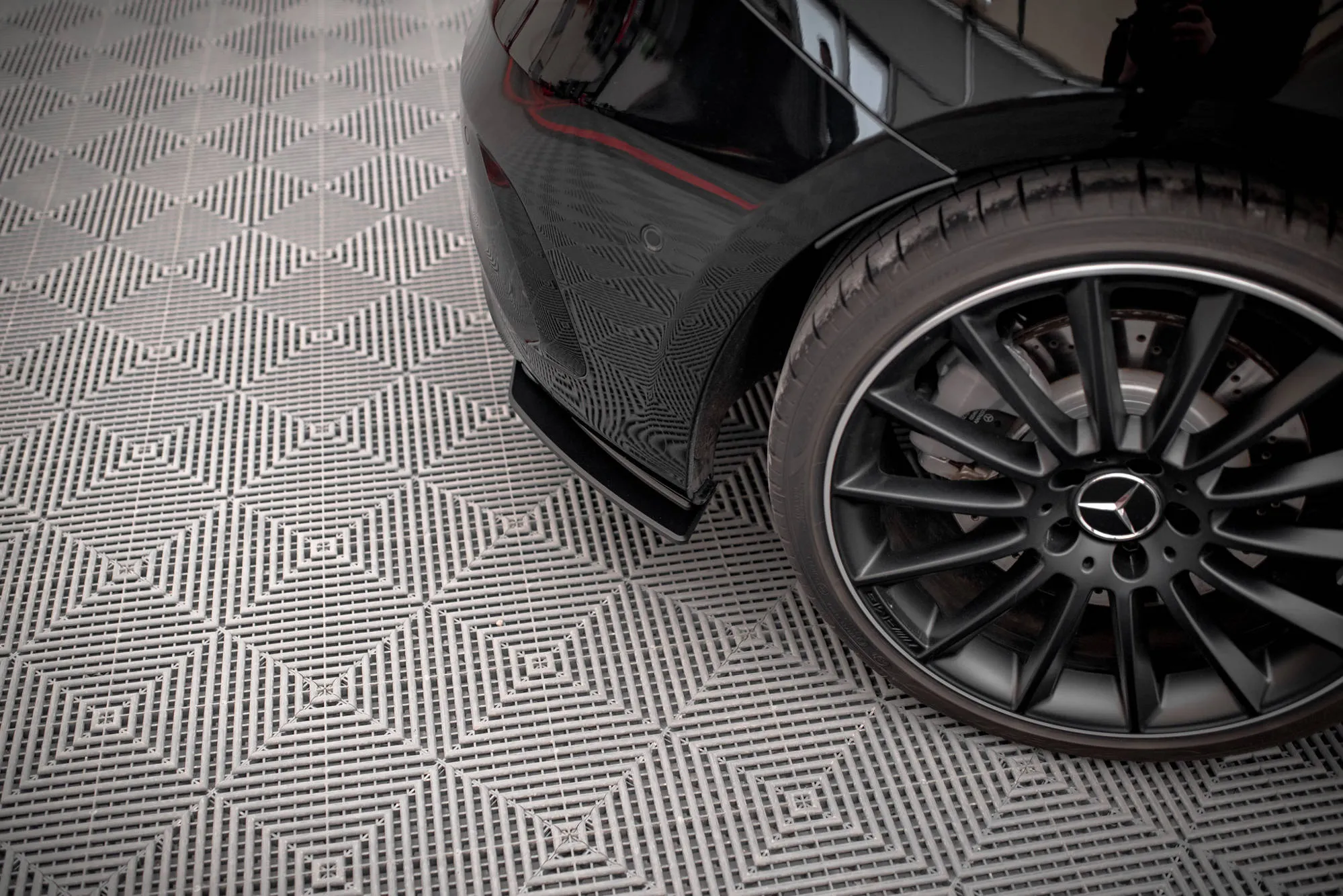 Diffuser Mercedes-Benz A35 AMG W177 2018-> | Street Pro Black Edition – bilde 2