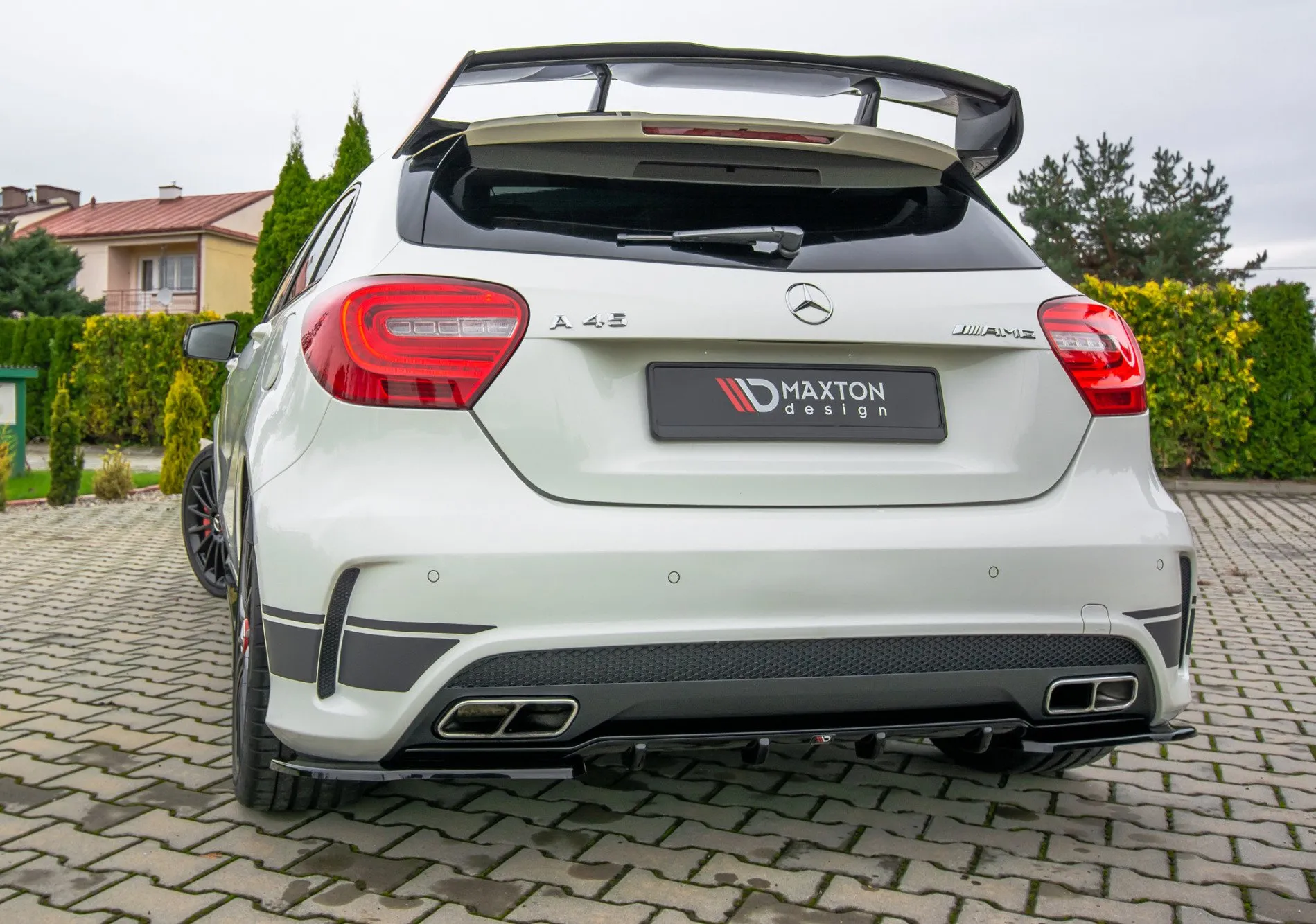 Diffuser Mercedes-Benz A45 AMG (W176) 2013-2015 | Glossy Black Edition – bilde 3