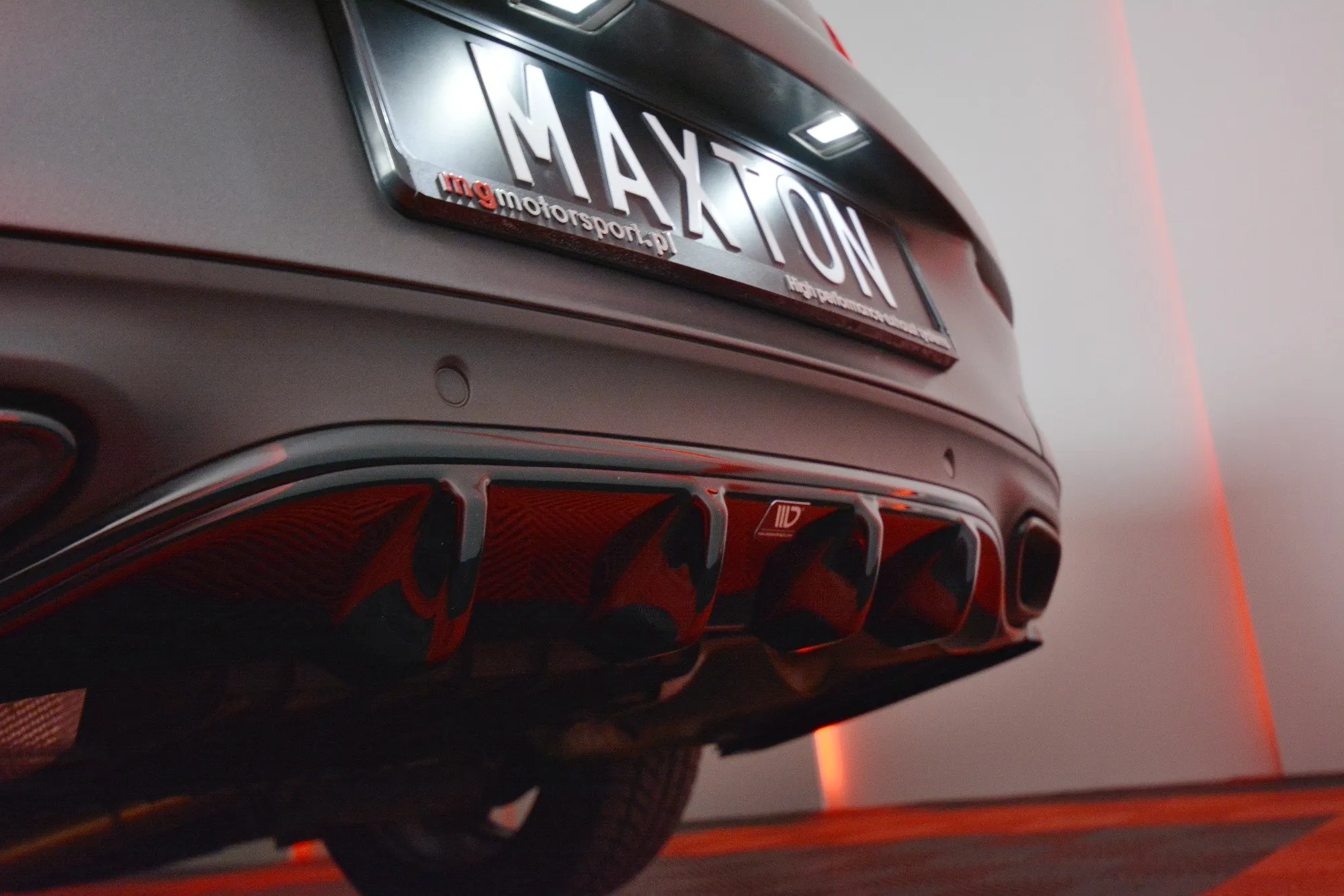Diffuser Mercedes-Benz AMG C (W205) 2015 - 2018 | Glossy Black Edition – bilde 2