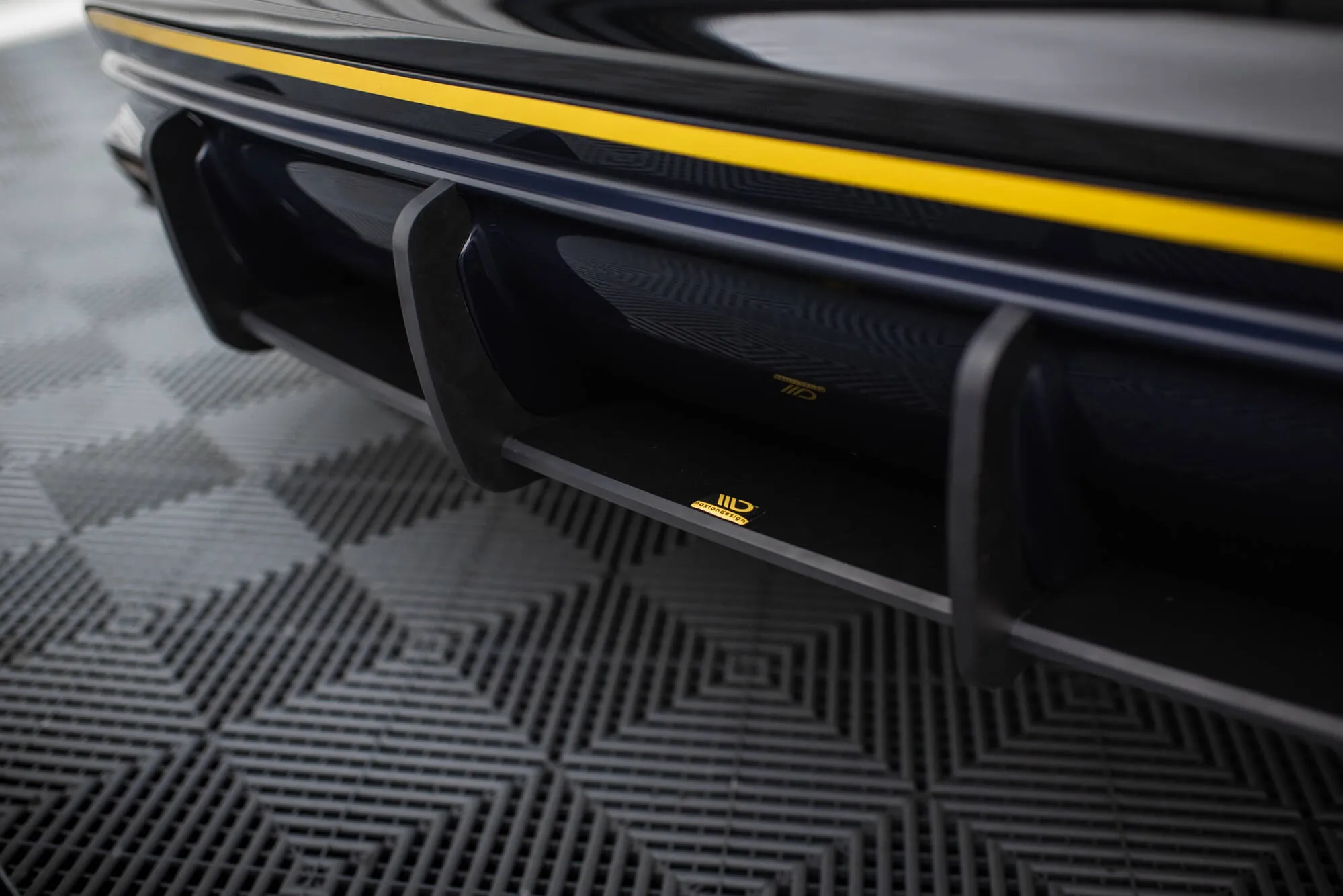Diffuser Mercedes-Benz AMG Cla 45 Aero (C117) Facelift 2017 - 2019 | Street Pro Black Edition – bilde 4