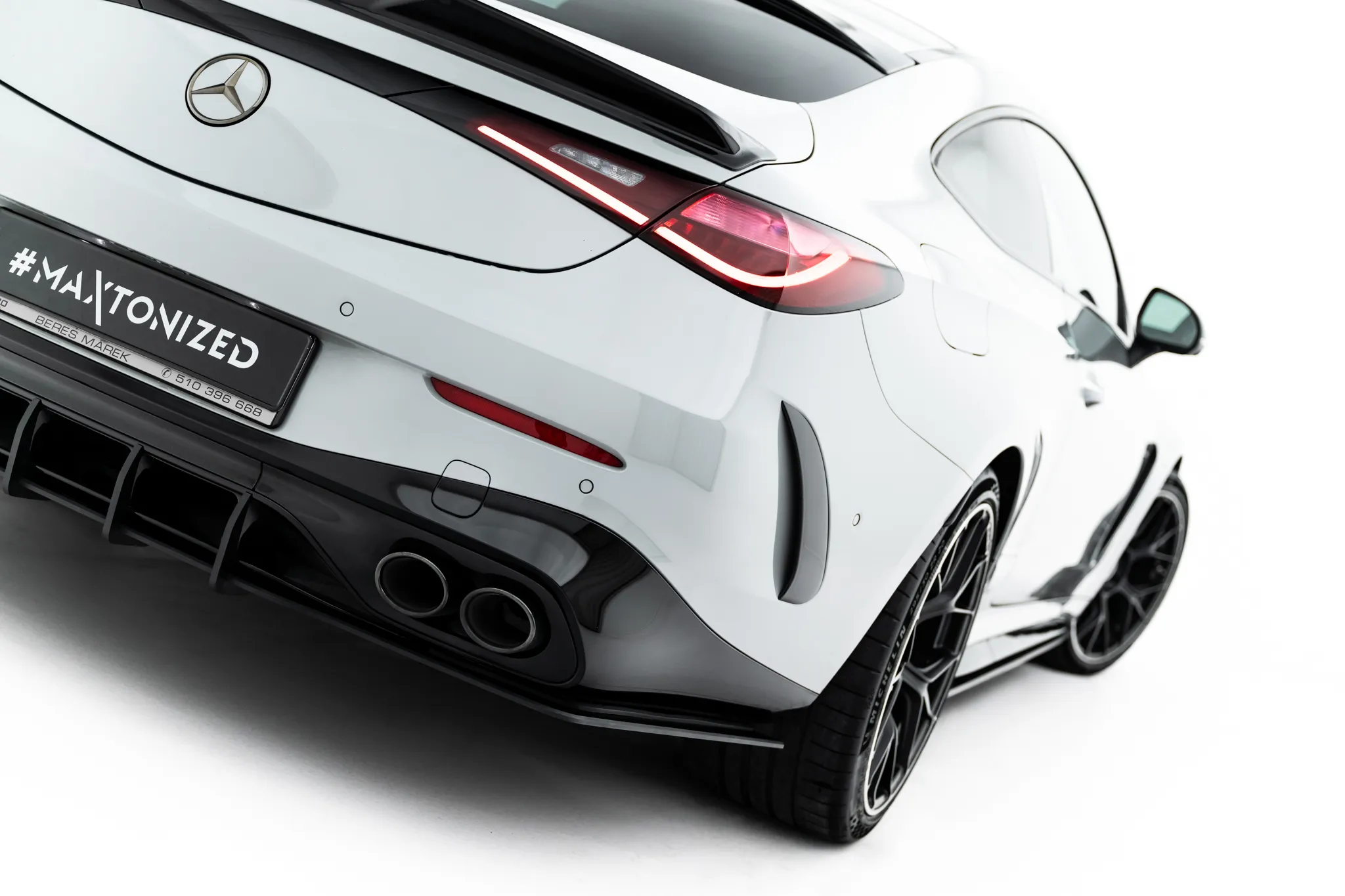 Diffuser Mercedes-Benz AMG Cle 53 Aero (C236) 2023 -> | Street Pro Black Edition – bilde 3
