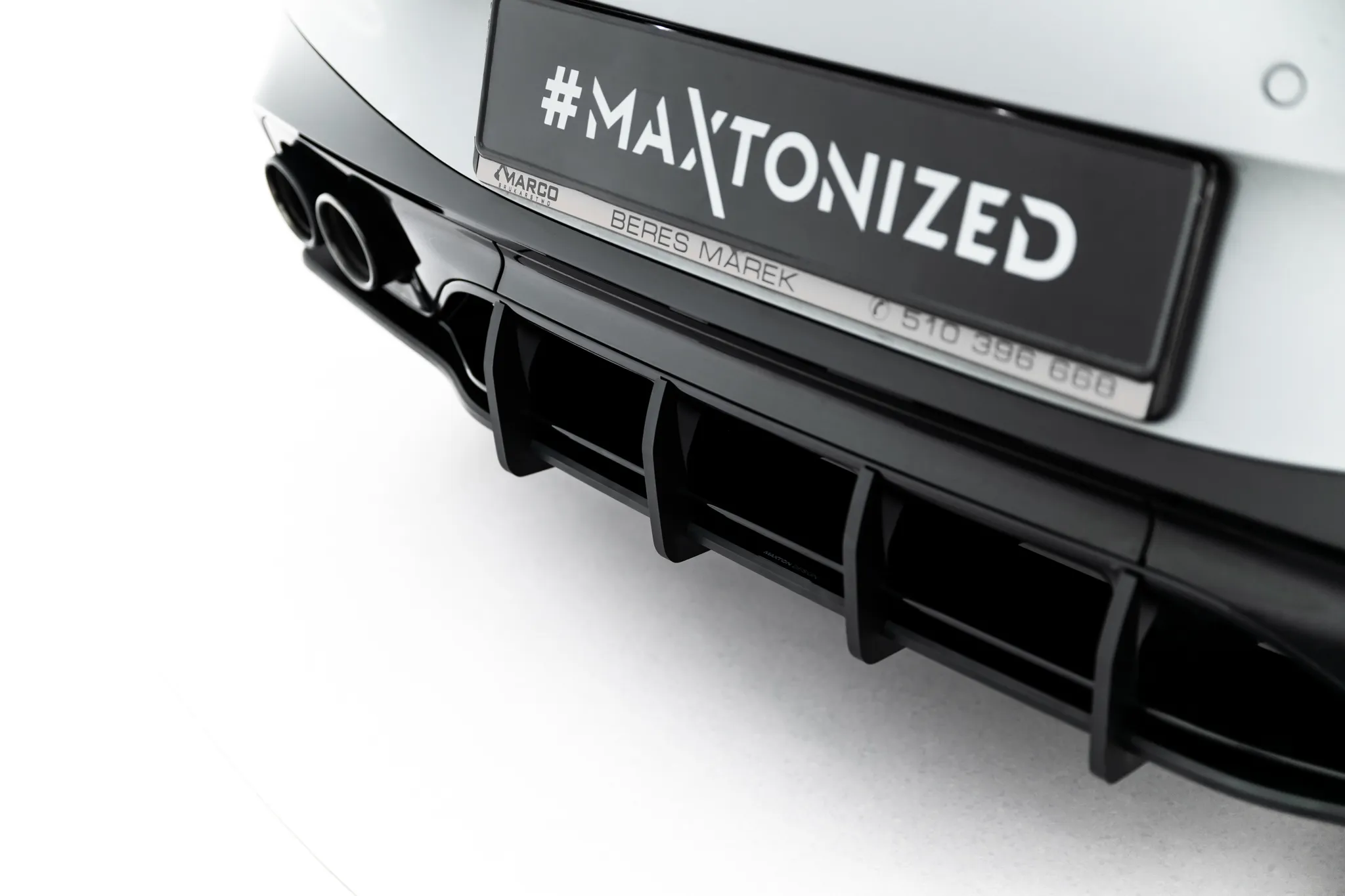 Diffuser Mercedes-Benz AMG Cle 53 Aero (C236) 2023 -> | Street Pro Black Edition – bilde 4