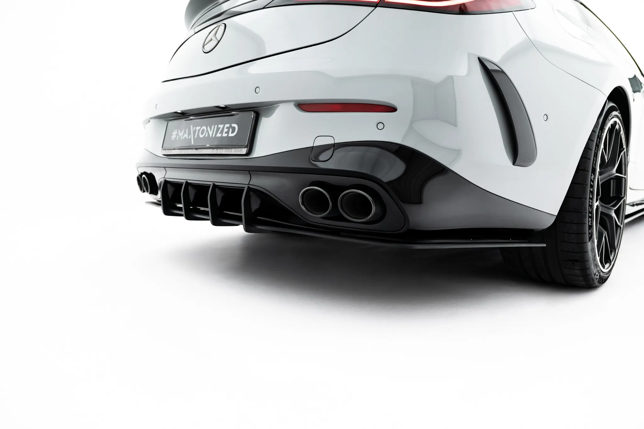 Diffuser Mercedes-Benz AMG Cle 53 Aero (C236) 2023 -> | Street Pro Black Edition – bilde 5