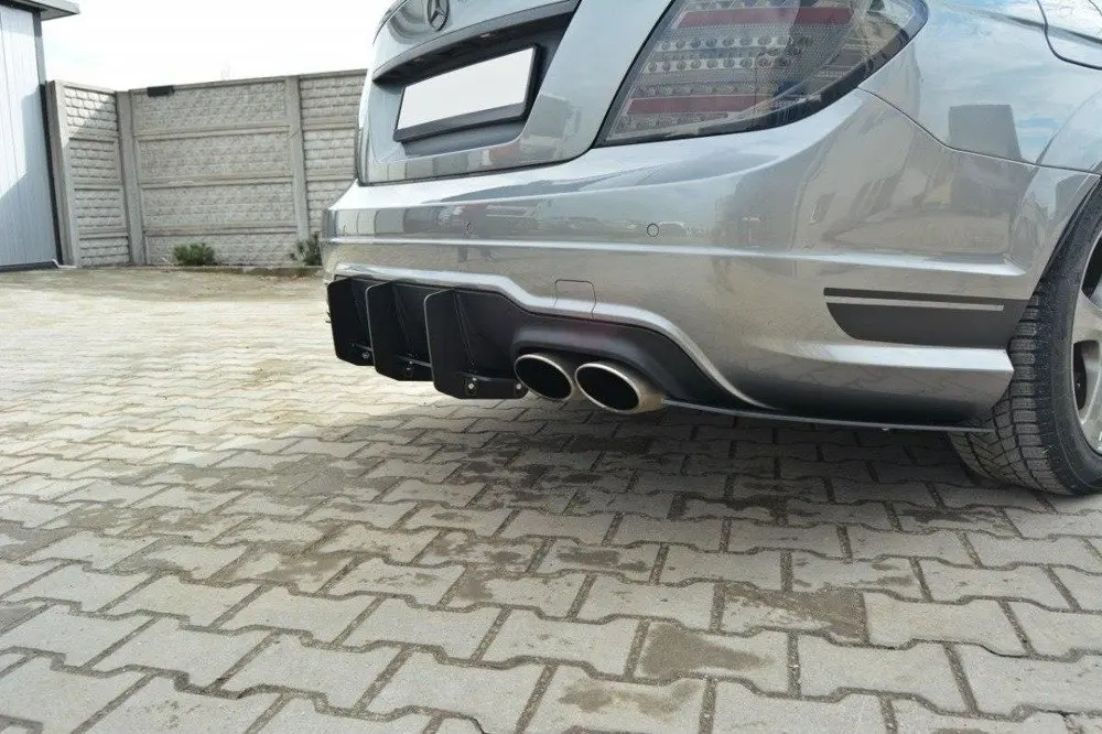 Diffuser Mercedes-Benz C-Class W204 AMG-Line Facelift 2011-2014