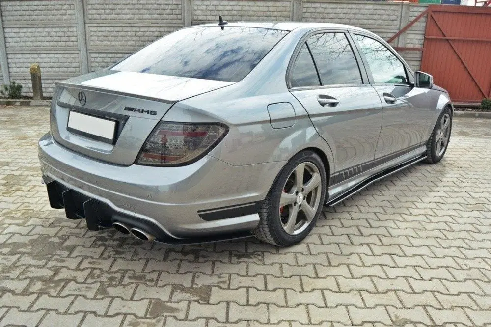 Diffuser Mercedes-Benz C-Class W204 AMG-Line Facelift 2011-2014 – bilde 4