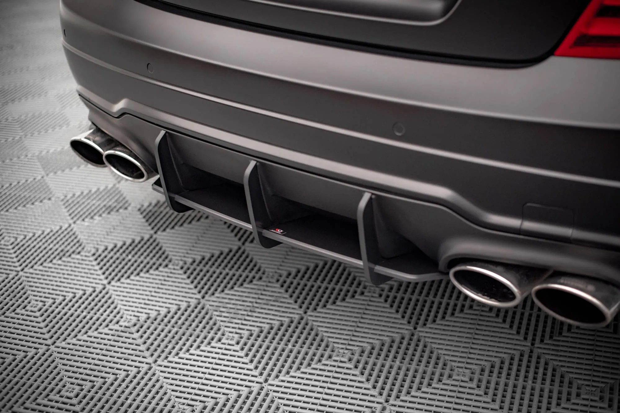 Diffuser Mercedes-Benz C-Klasse AMG-Line (C204) Facelift 2011 - 2015 | Street Pro Black Edition – bilde 3