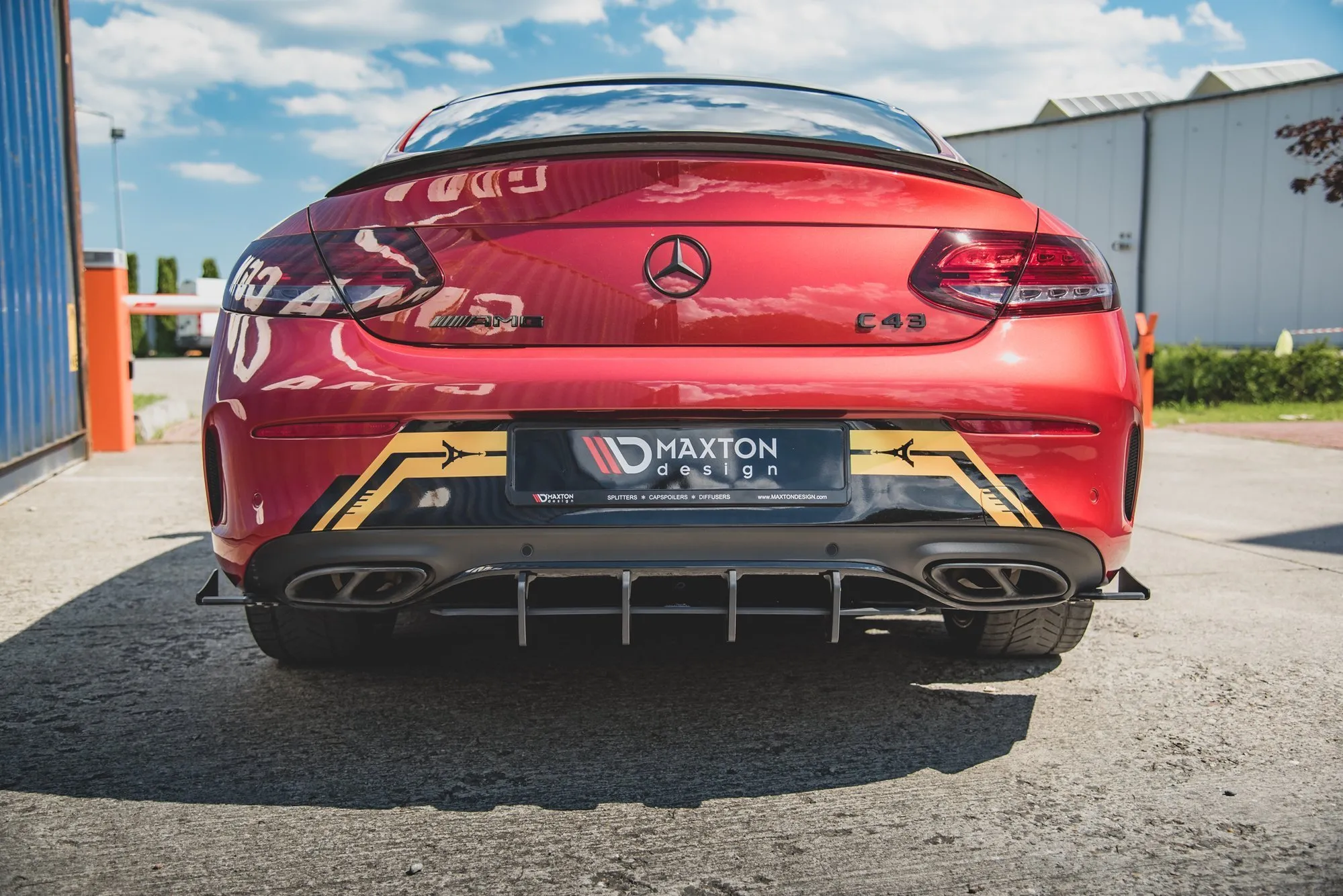 Diffuser Mercedes-Benz C-Klasse (C43) | Street Pro Black Edition