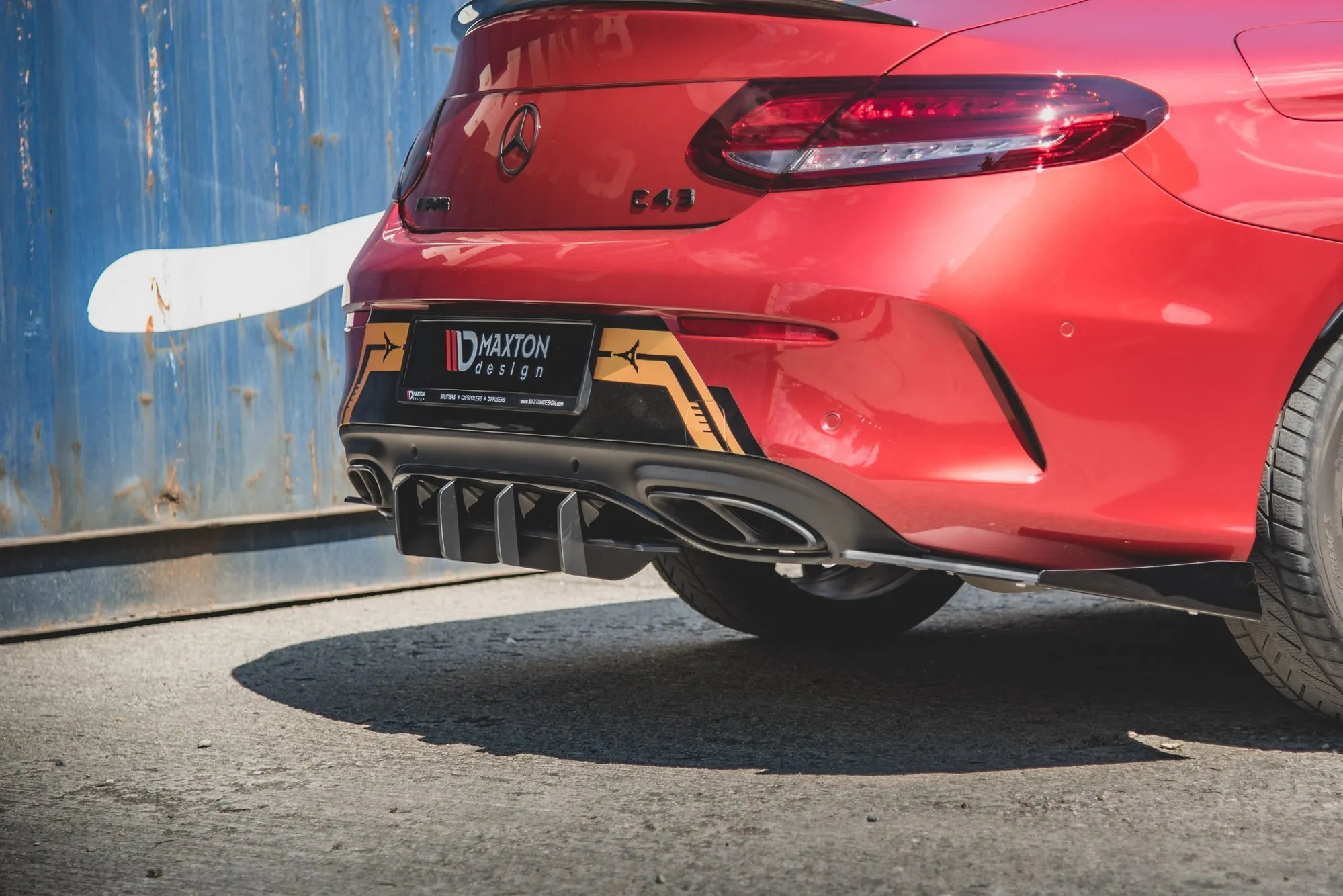 Diffuser Mercedes-Benz C-Klasse (C43) | Street Pro Black Edition – bilde 3