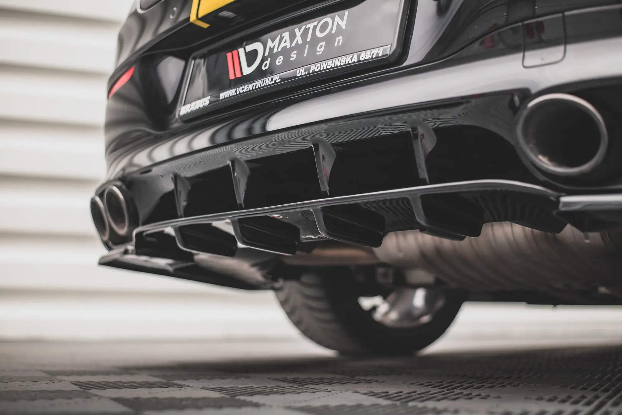 Diffuser Mercedes-Benz CLA 35 / 45 Aero AMG (C118) 2019 - > | Glossy Black Edition