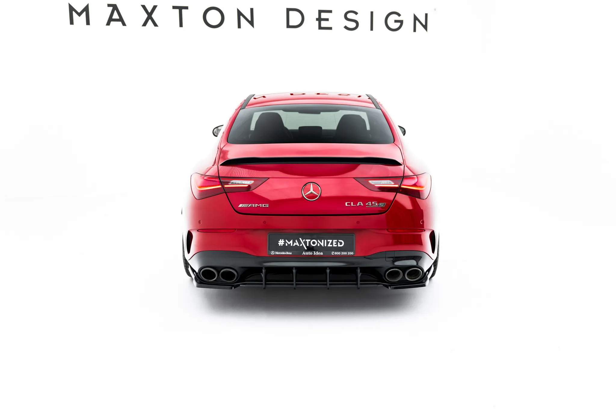 Diffuser Mercedes-Benz Cla 35 / 45 Aero AMG (C118/X118) 2019 - > | Street Pro Black Edition – bilde 8