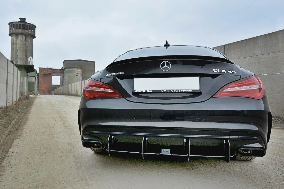 Diffuser Mercedes-Benz CLA A45 AMG (C117) facelift 2017 - 2019 | V.2 Glossy Black Edition – bilde 3