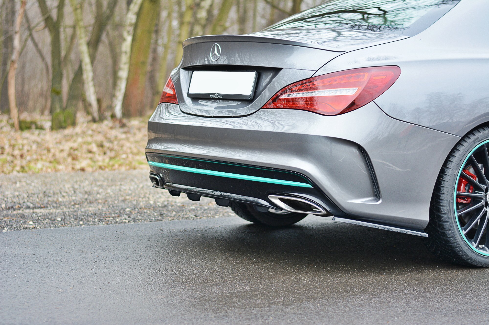Diffuser Mercedes-Benz CLA (C117) AMG-Line facelift 2017 - 2019 | Glossy Black Edition – bilde 2