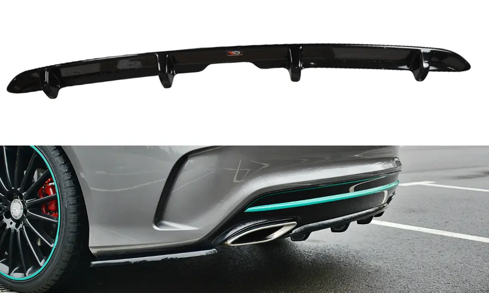 Diffuser Mercedes-Benz CLA (C117) AMG-Line facelift 2017 - 2019 | Glossy Black Edition – bilde 3