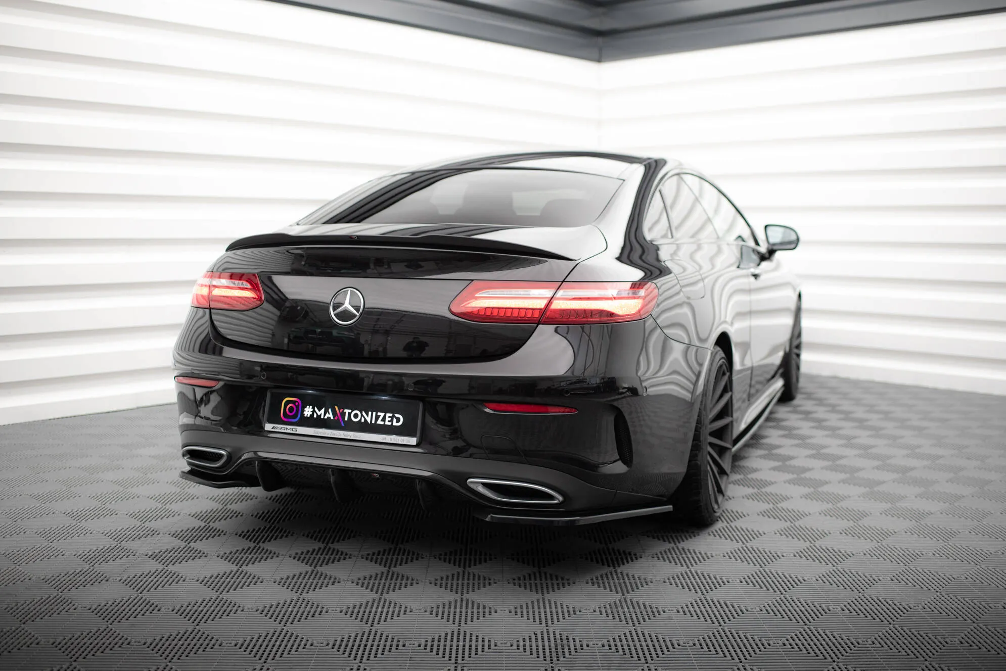 Diffuser Mercedes-benz E Coupe (C238) AMG-Line 2017- 2020 | Glossy Black Edition – bilde 4