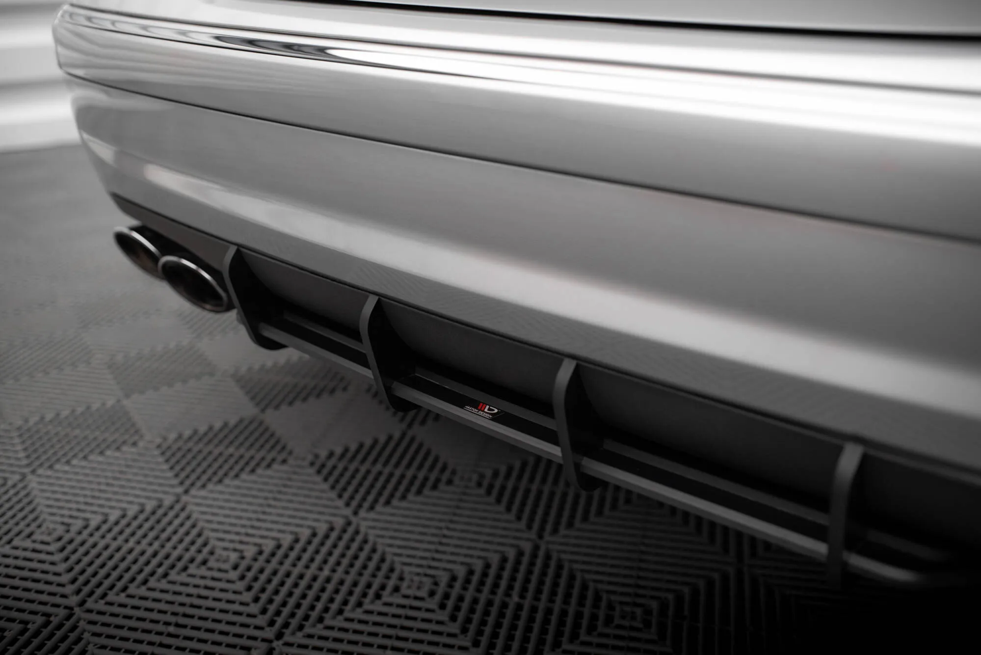 Diffuser Mercedes-Benz E55 AMG (W211) 2003 - 2006 | Street Pro Black Edition – bilde 3