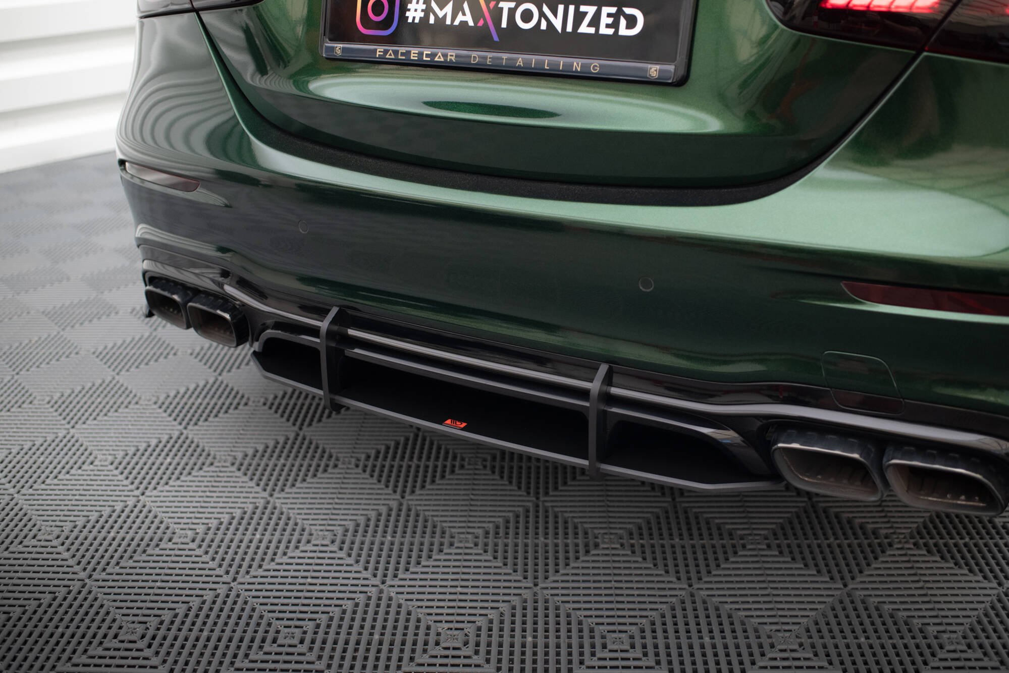 Diffuser Mercedes-Benz E63 AMG (W213) facelift 2020 - 2023 | Street Pro Black Edition – bilde 3