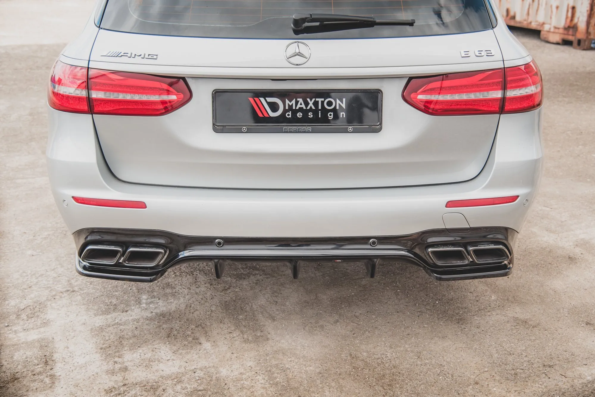 Diffuser Mercedes-Benz E63 AMG (W213 / S213) 2016-2020 | Glossy Black Edition