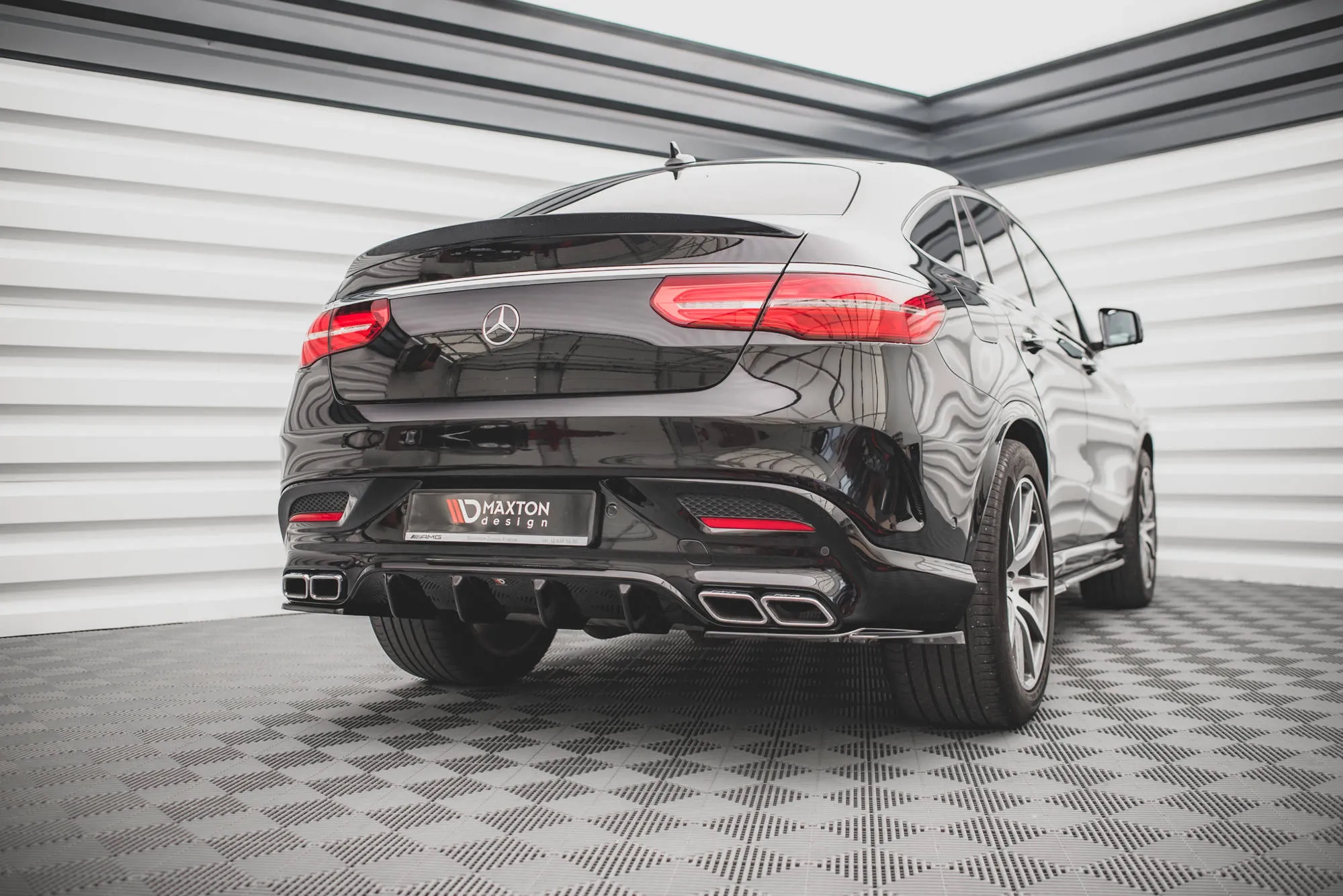 Diffuser Mercedes-Benz Gle Coupe I 63 AMG (C292) 2015-2019 | Glossy Black Edition – bilde 3