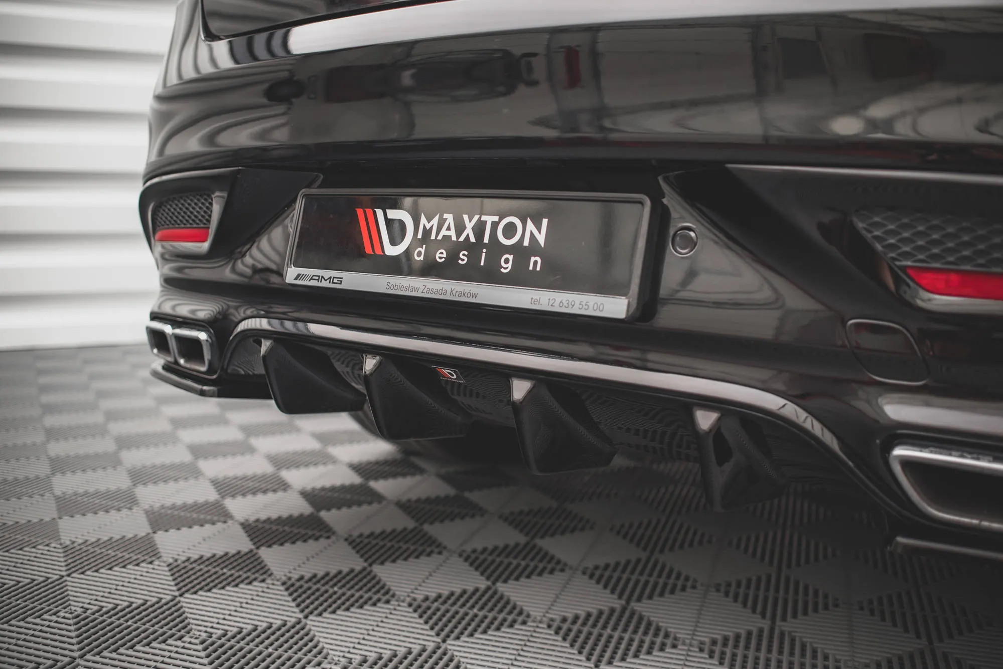 Diffuser Mercedes-Benz Gle Coupe I 63 AMG (C292) 2015-2019 | Glossy Black Edition – bilde 4