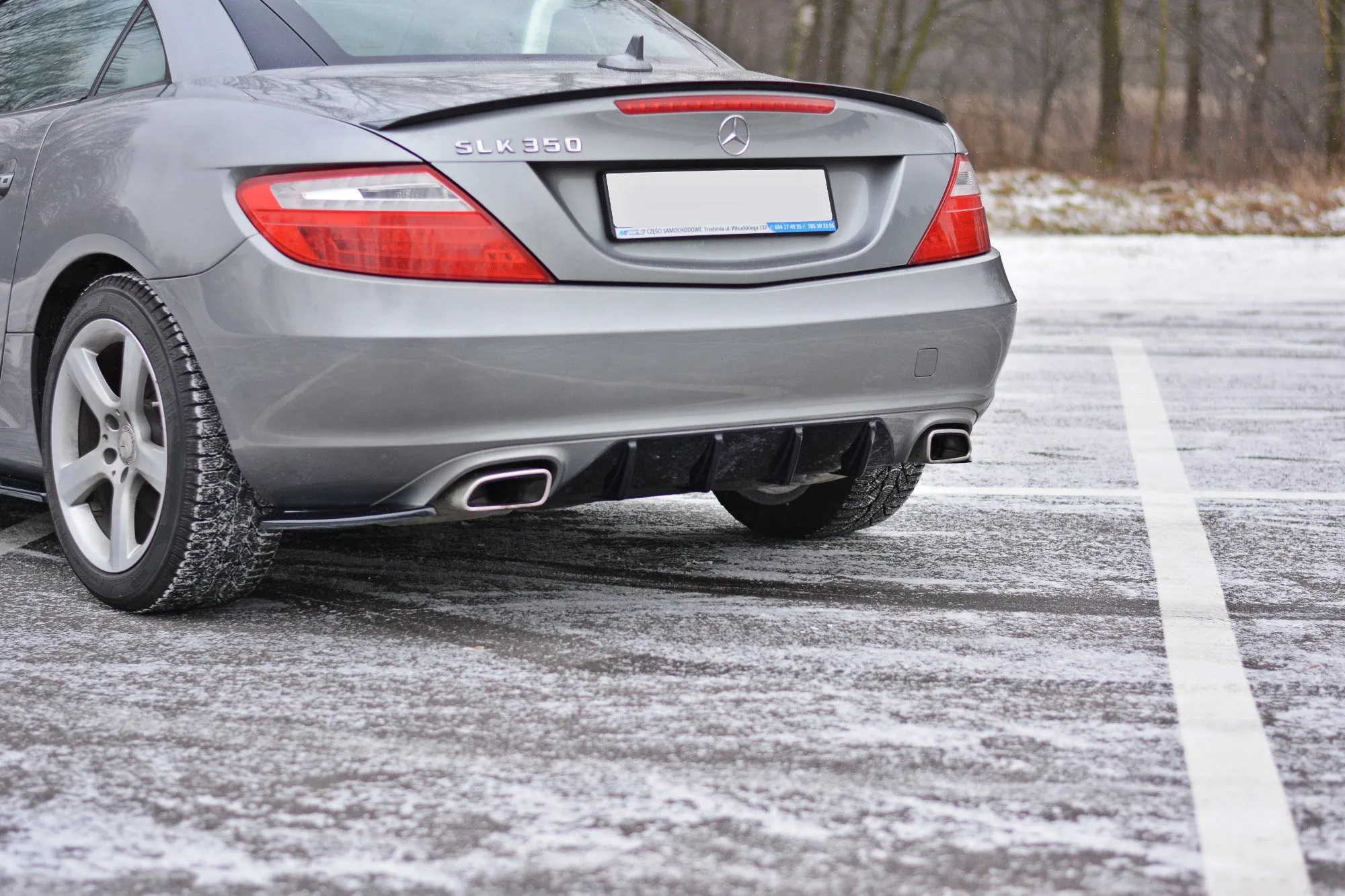 Diffuser Mercedes-benz Slk (R172) 2011-2015 | Glossy Black Edition