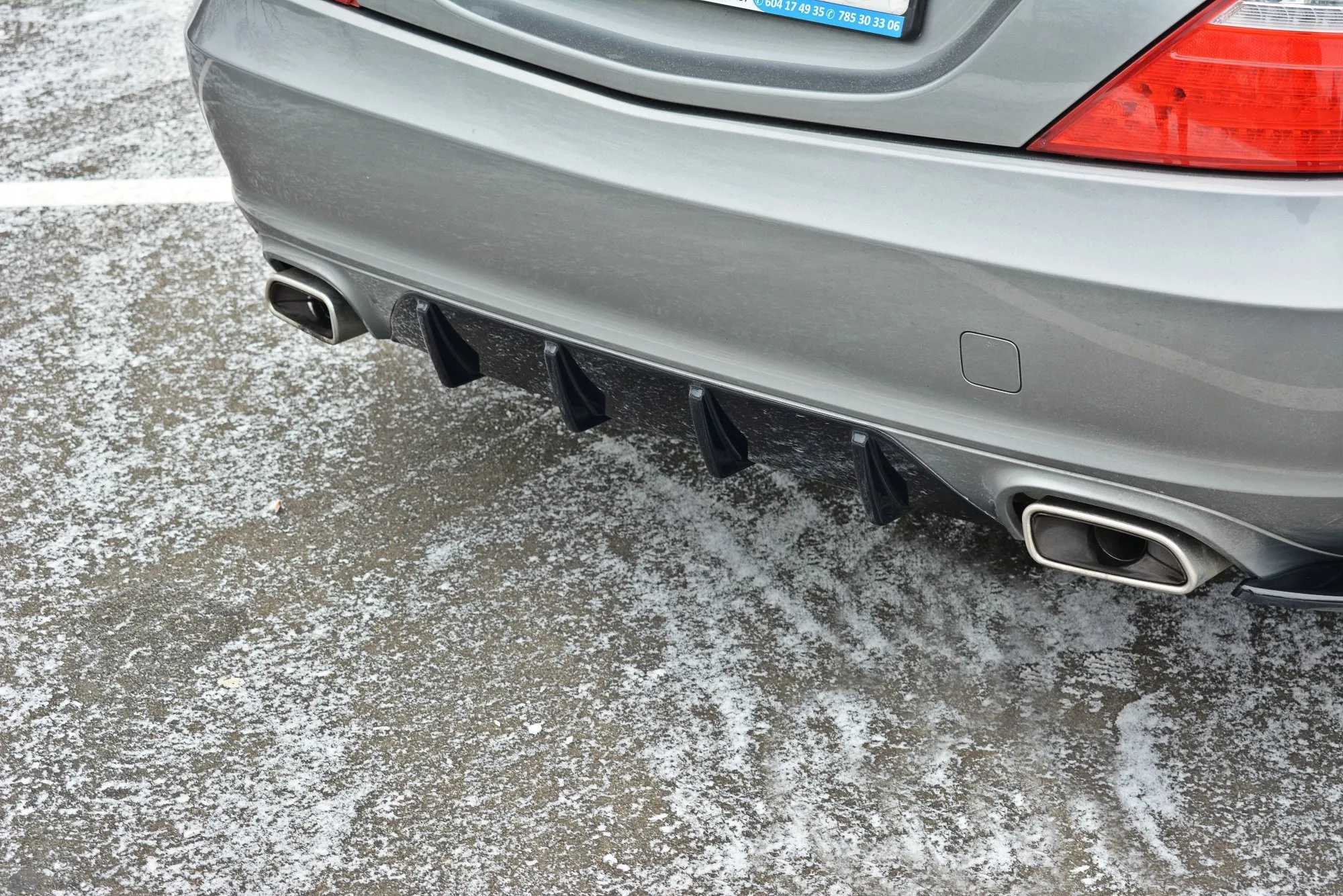 Diffuser Mercedes-benz Slk (R172) 2011-2015 | Glossy Black Edition – bilde 2