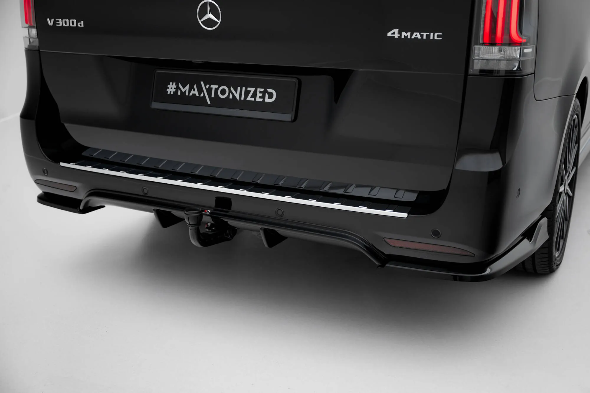 Diffuser Mercedes-Benz V-Class (W447) AMG Line Facelift 2019 - 2024 | Glossy Black Edition