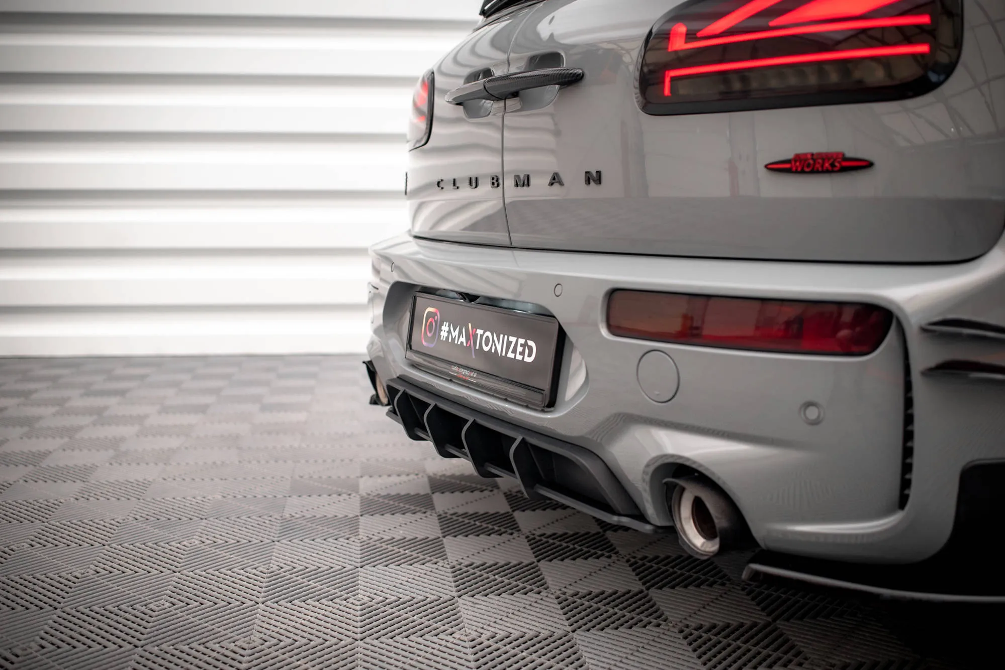 Diffuser Mini Clubman (F54) 2015-2019 | Street Pro Black Edition – bilde 2