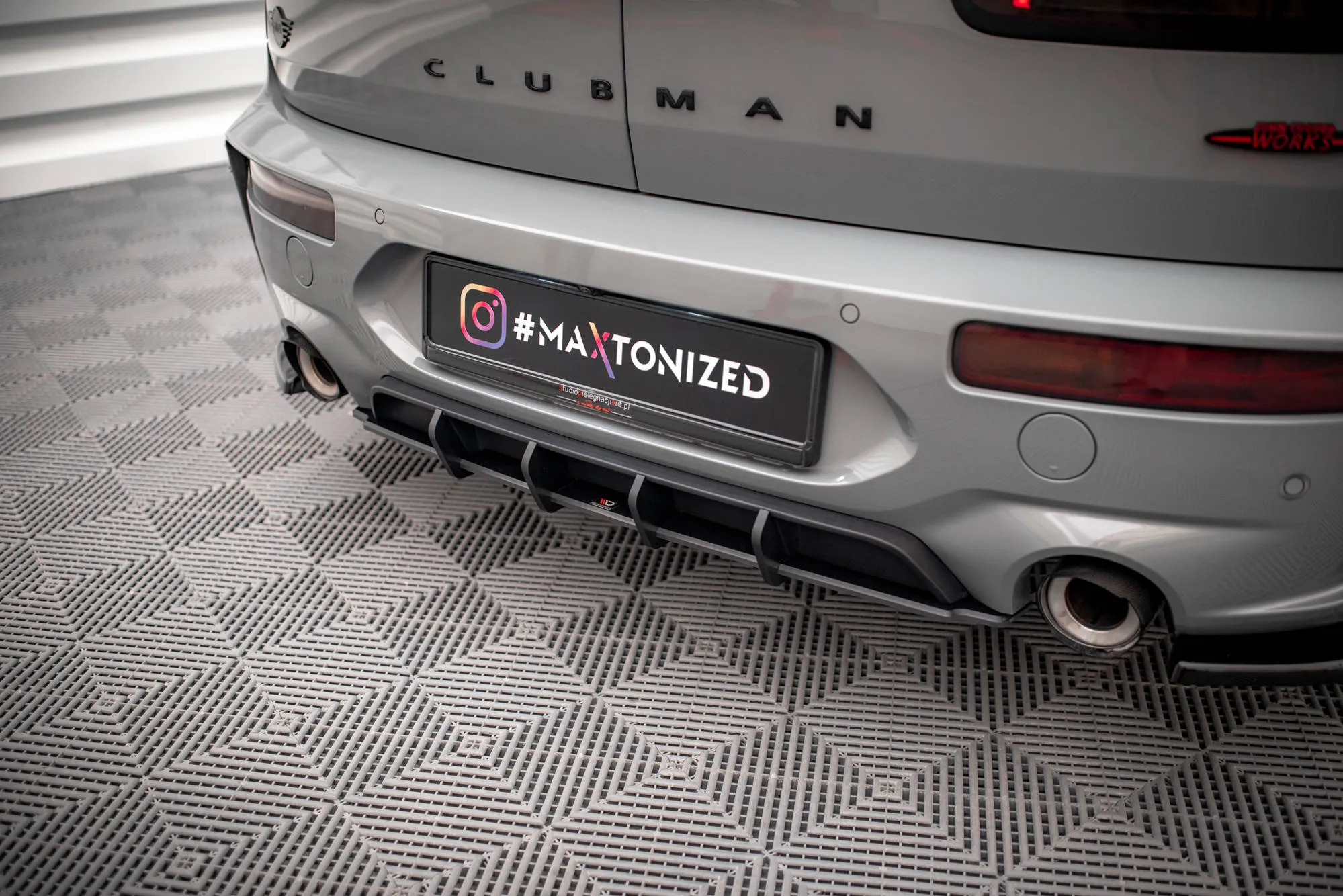 Diffuser Mini Clubman (F54) 2015-2019 | Street Pro Black Edition – bilde 3