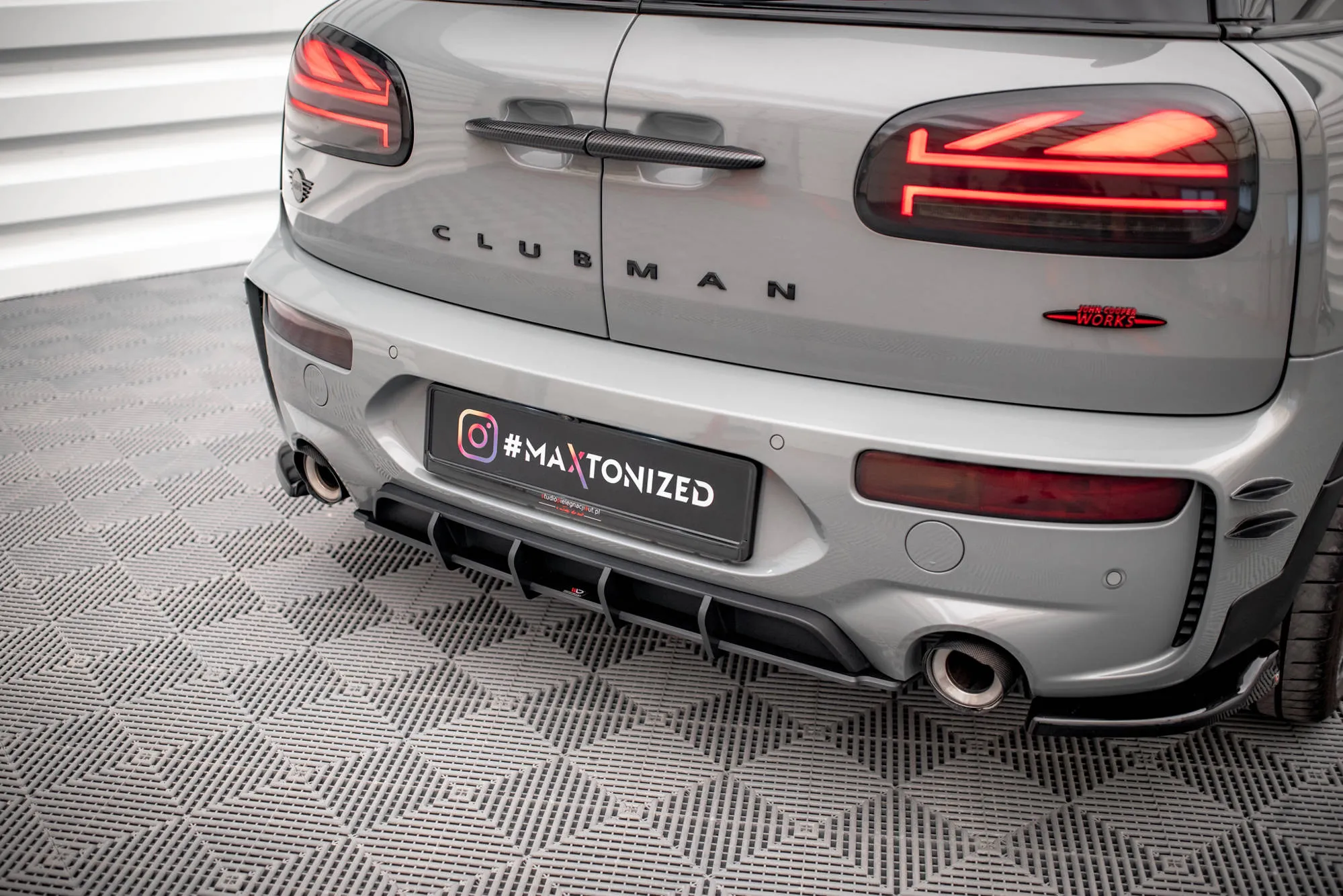 Diffuser Mini Clubman (F54) 2015-2019 | Street Pro Black Edition – bilde 4
