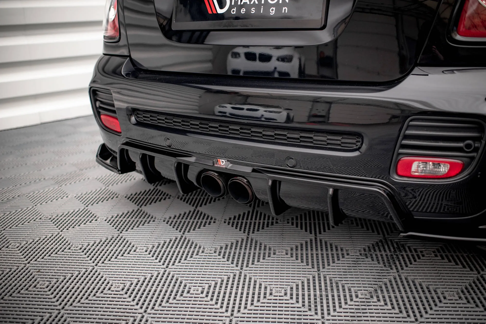 Diffuser Mini Cooper II R56 (John Cooper Works) 2006-2010 | Glossy Black Edition – bilde 2